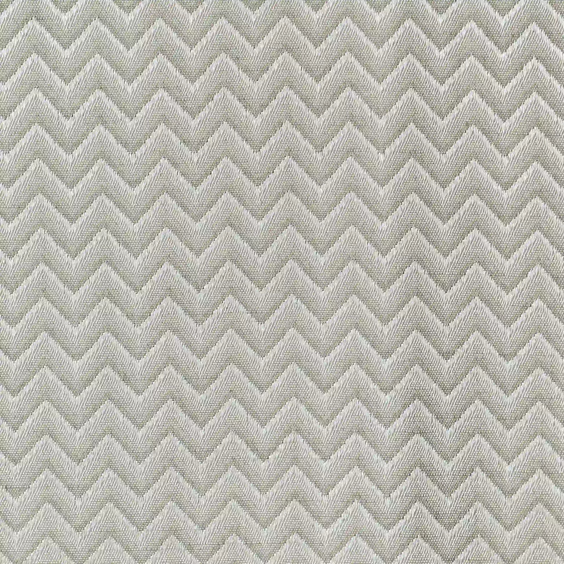 De Jacquard - Classic Set Of 2 Jacquard Readymade Curtains | Endless Chevron Mink / Window (5ft X 4.4ft)