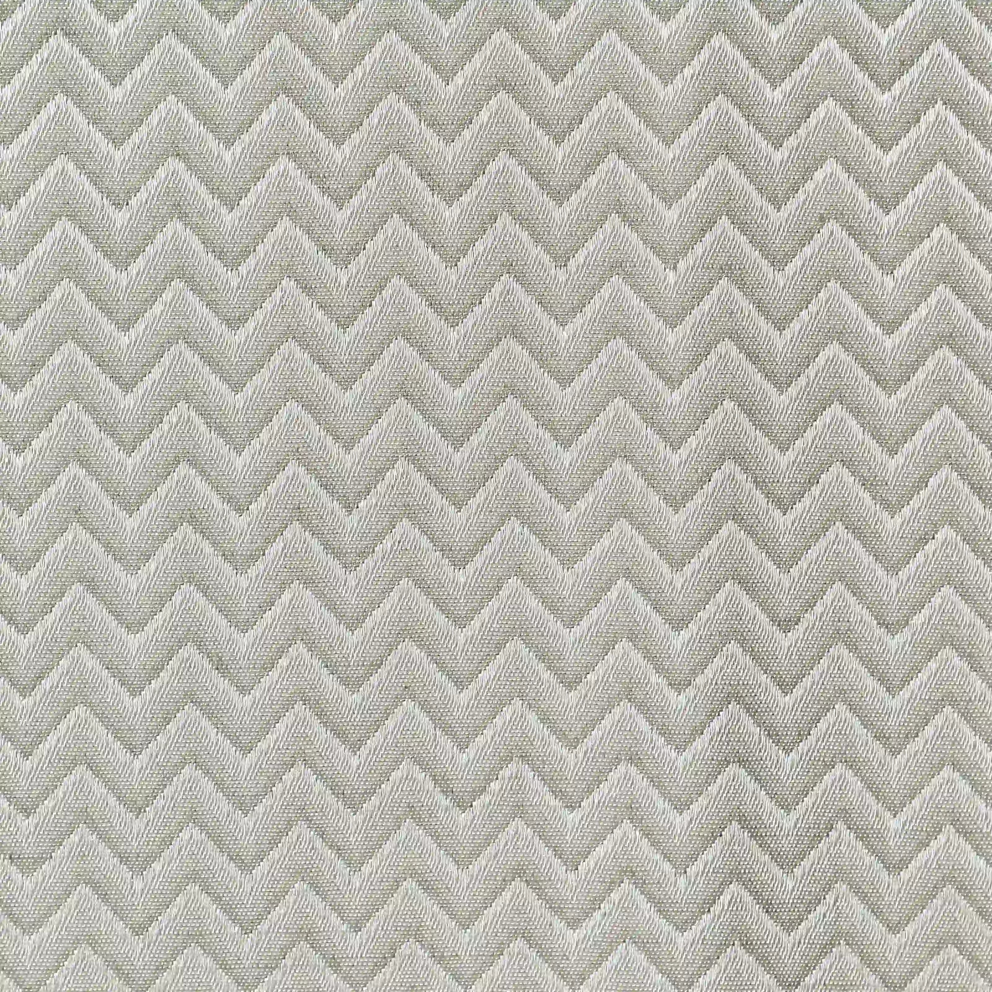 De Jacquard - Classic Set Of 2 Jacquard Readymade Curtains | Endless Chevron Mink / Window (5ft X 4.4ft)