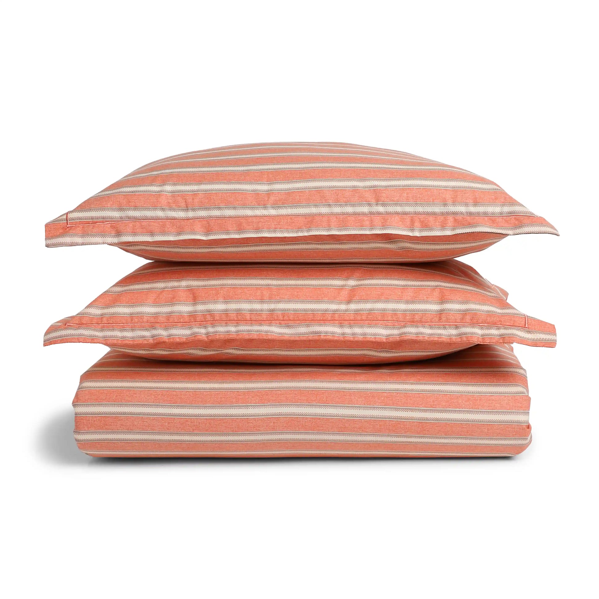 Threadscapes Printed Bedsheet Set-Peach Peach / Super King
