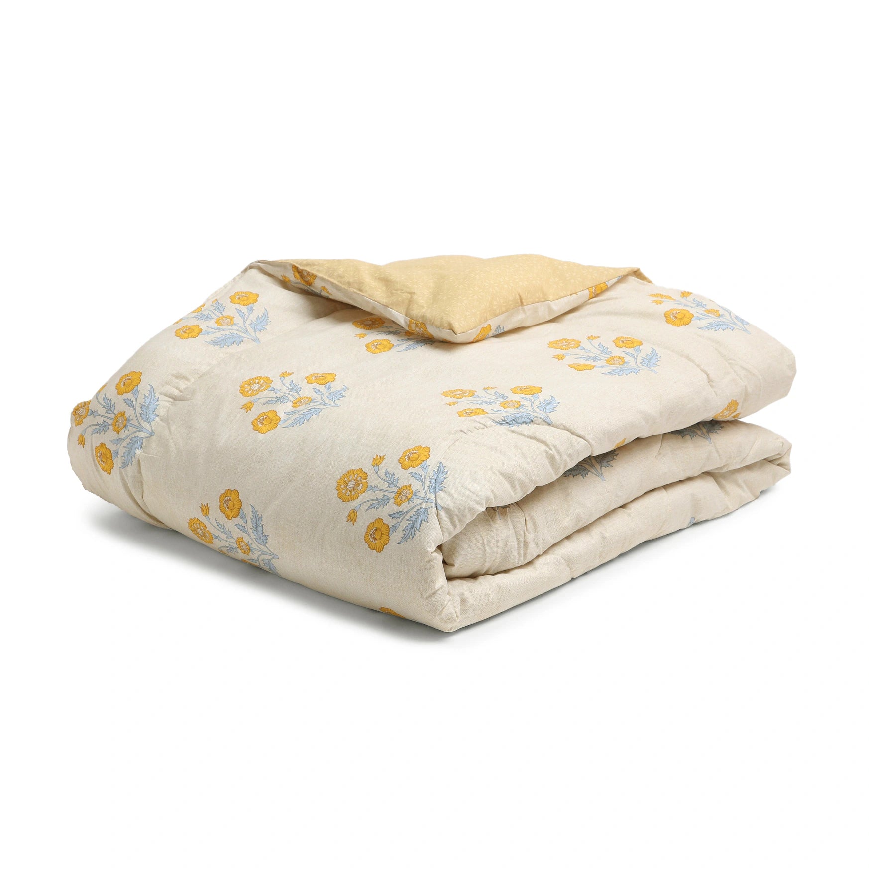 Chippa Lane 100% 120GSM Cotton Comforter Ochre / Single