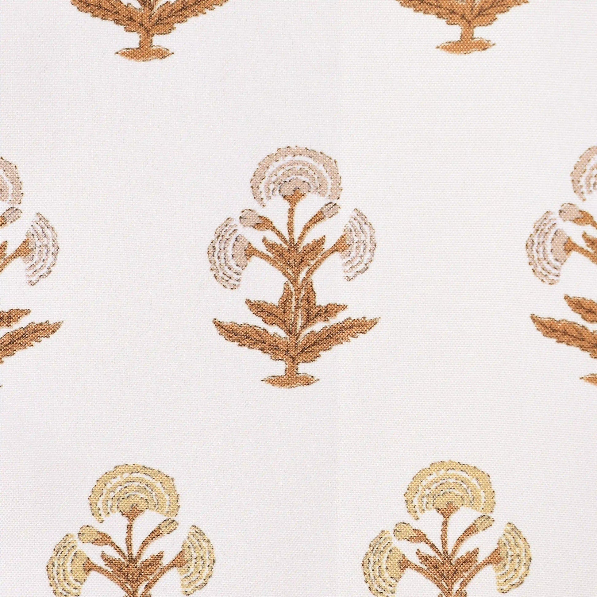 Chippa Lane Set Of 2 Printed Readymade Curtains | 
Jaipur Echo Biscotti / Window (5ft X 4.4ft)