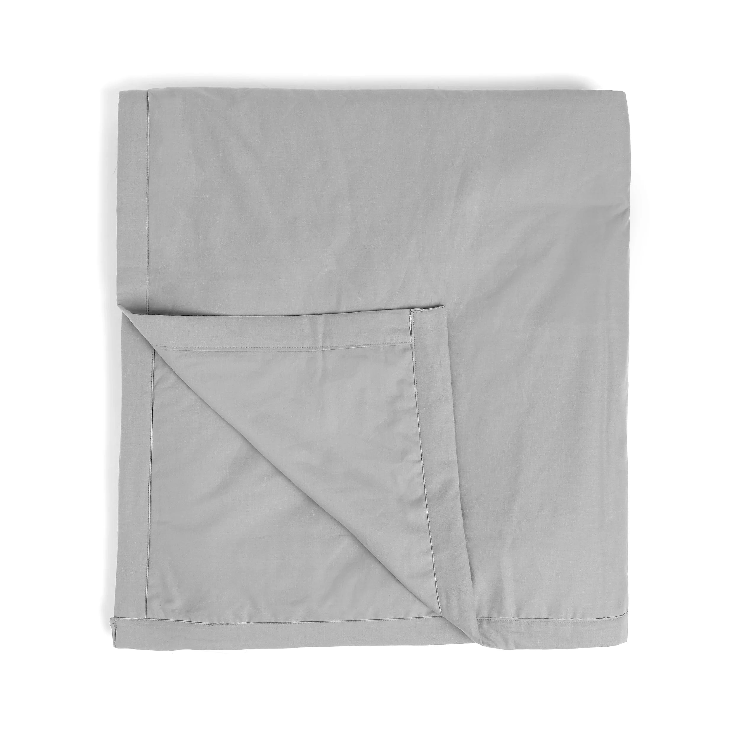 Paleto | Everyday Hues Cotton Solid Dyed Dohar with Super Soft Flannel Layering-Grey Grey / Double