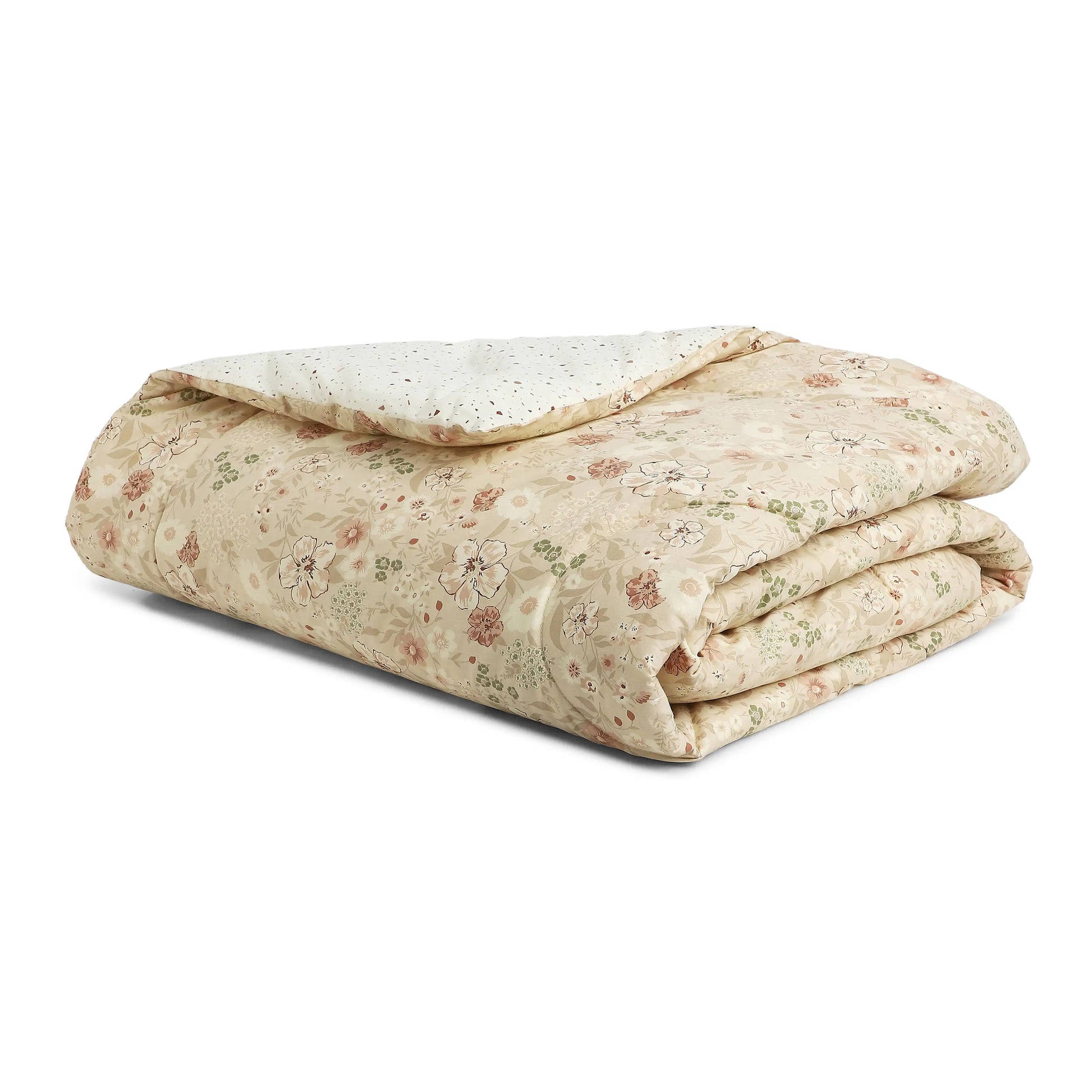 Mishella Printed Beige Comforter-120gsm Beige / Double