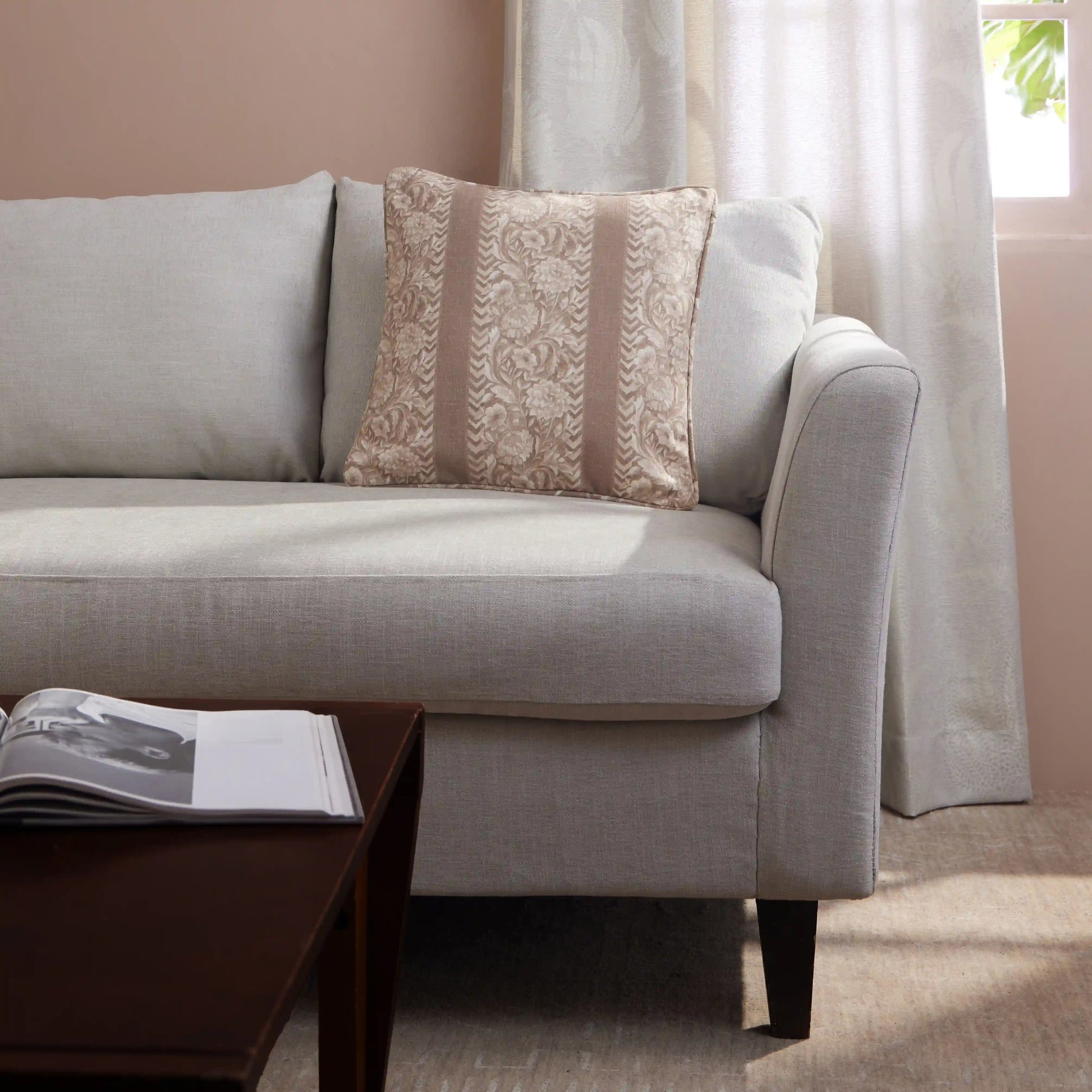 Espricia Printed Cushion Cover | Heritage Earthy / Cushion Cover (51cm x 51cm)