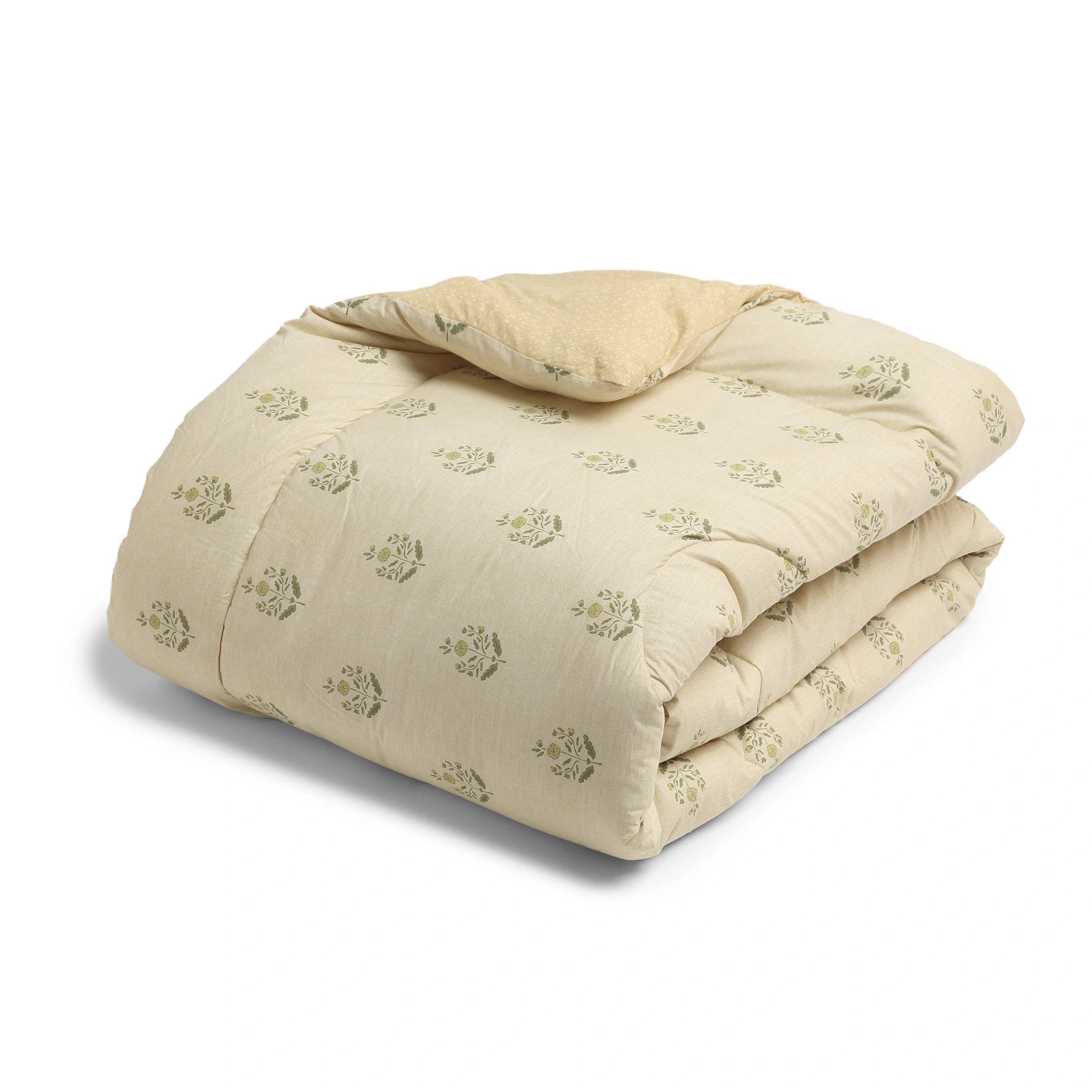 Chippa Lane 100% 240GSM Cotton Comforter Indian Moss / Double