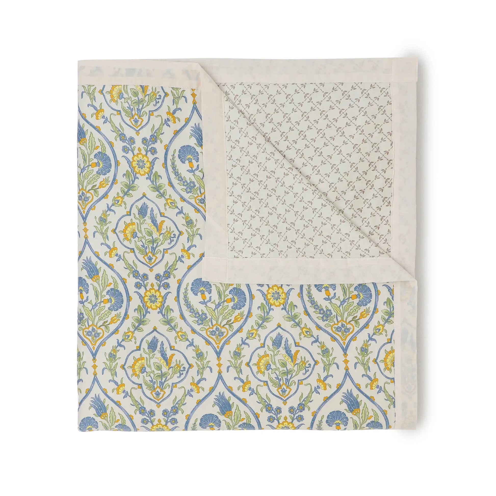 Fergana 100% Cotton Dohar Yellow Bloom / Single