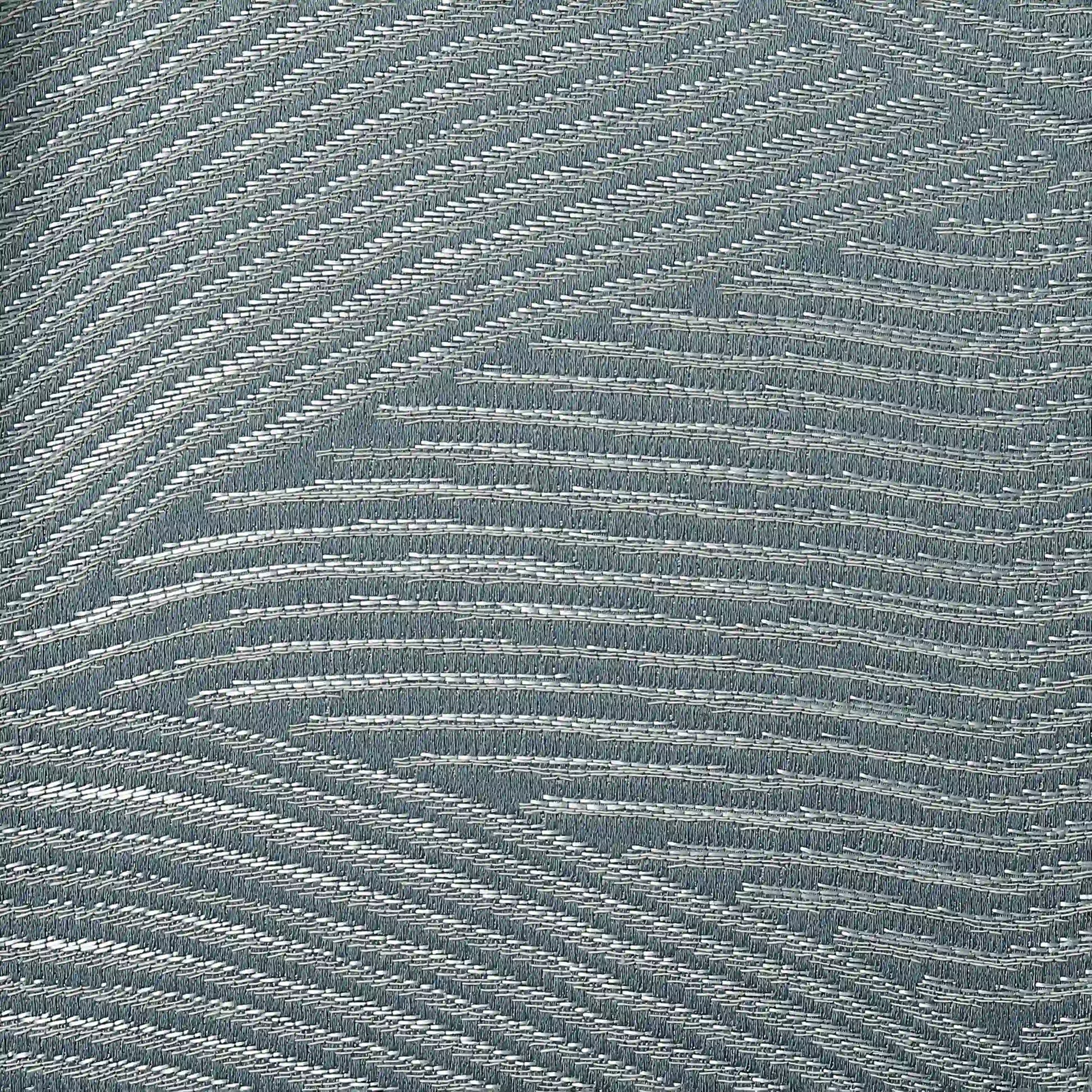 De Jacquard - Luxe Set Of 2 Jacquard Readymade Curtains | Eternal Imprint Teal / Door (7ft X 4.4ft)