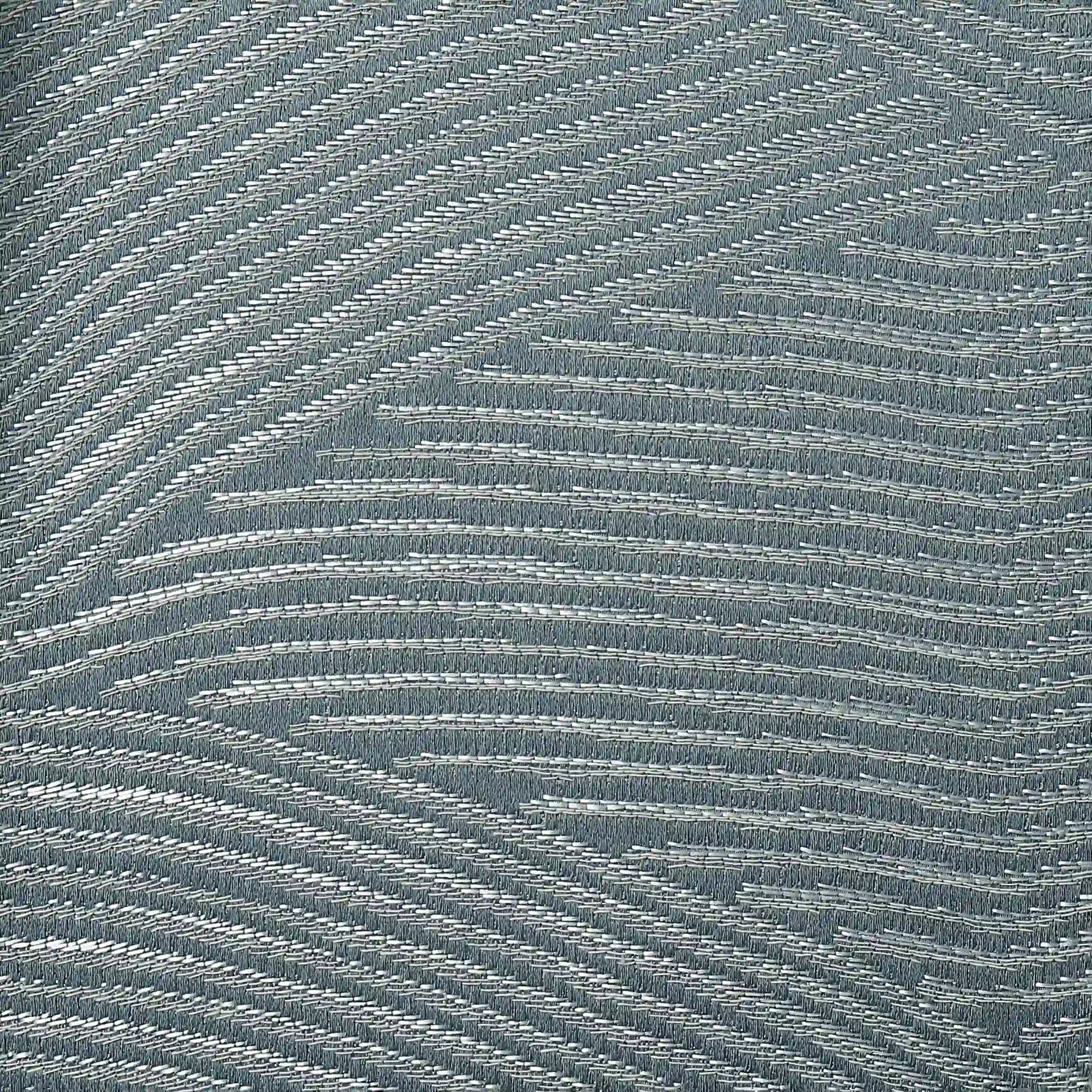 De Jacquard - Luxe Set Of 2 Jacquard Readymade Curtains | Eternal Imprint Teal / Door (7ft X 4.4ft)