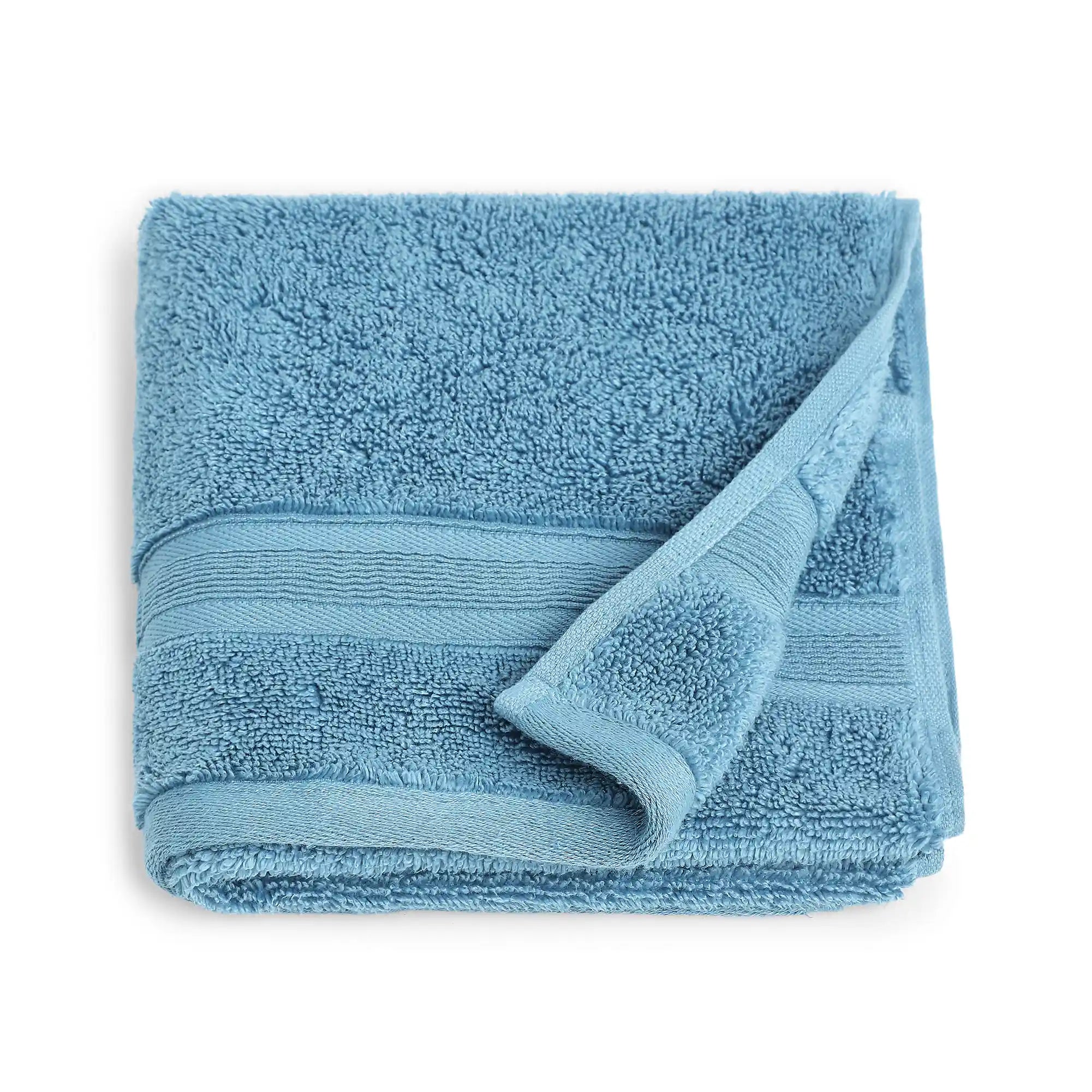 Pelushe Zero Twist 100% Cotton Hand Towel Moonlight Blue / Hand Towel (40cm x 60cm)