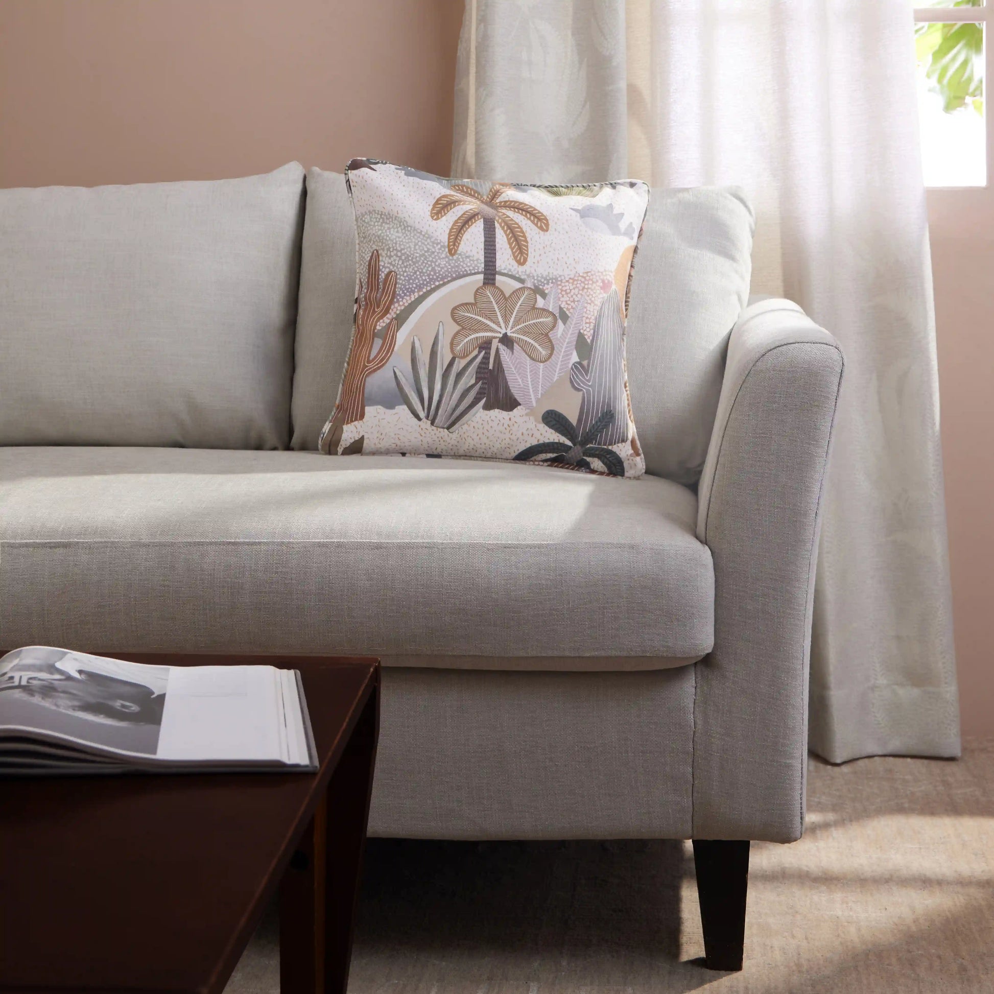 Espricia Printed Cushion Cover | Playful Doodles Playful Jungle / Cushion Cover (41cm x 41cm)