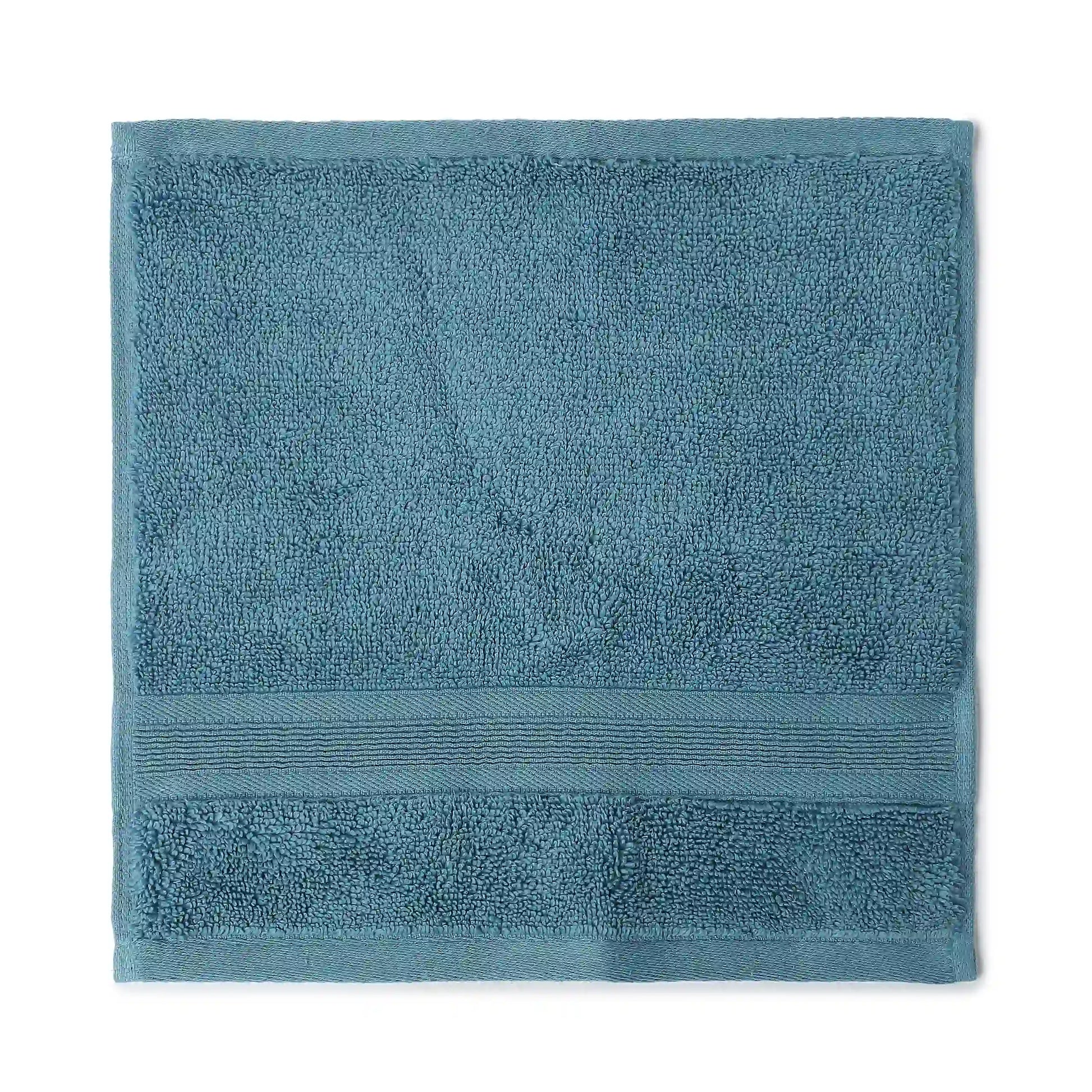 Pelushe Zero Twist 100% Cotton Face Towel Moonlight Blue / Face Towel (30cm x 30cm)