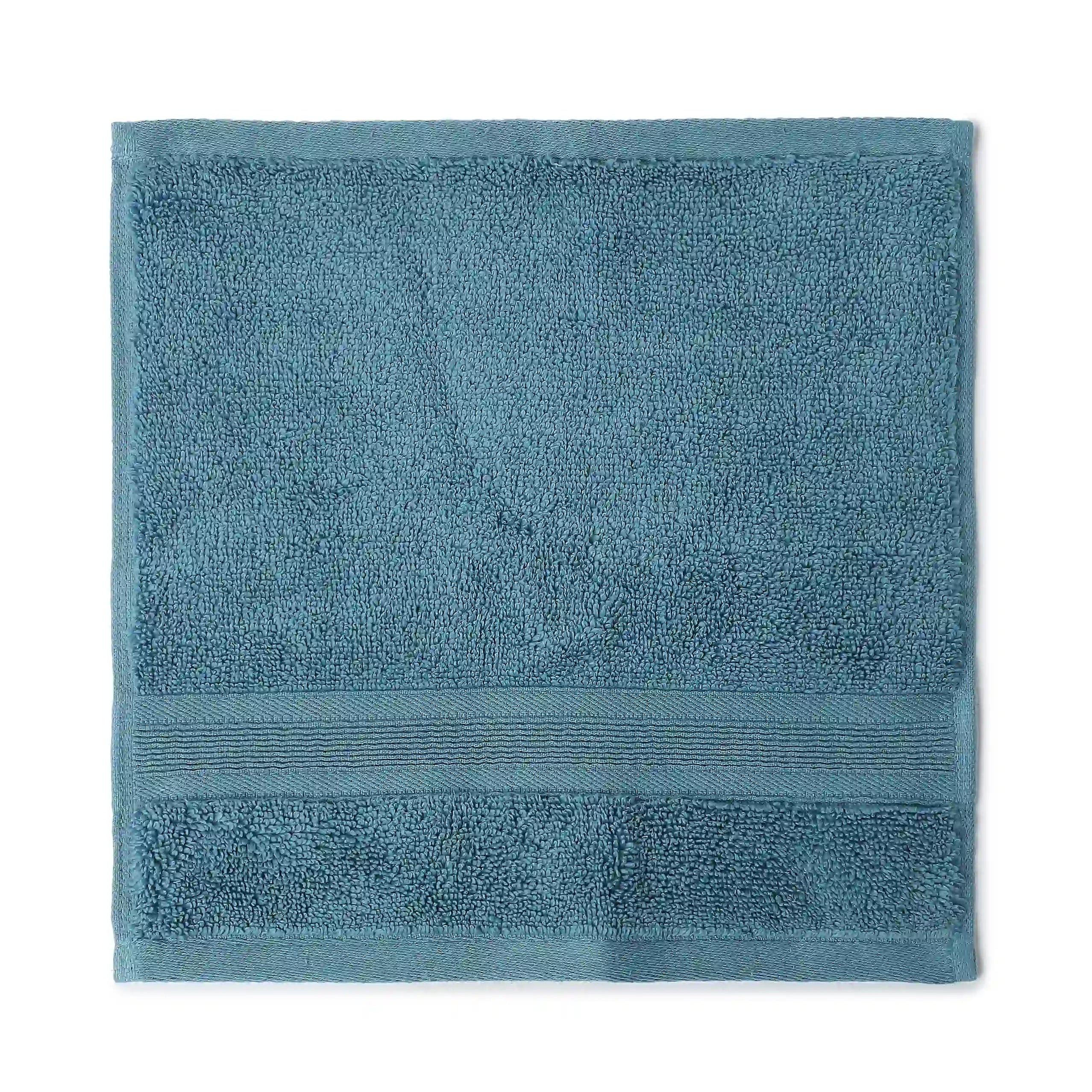 Pelushe Zero Twist 100% Cotton Face Towel Moonlight Blue / Face Towel (30cm x 30cm)