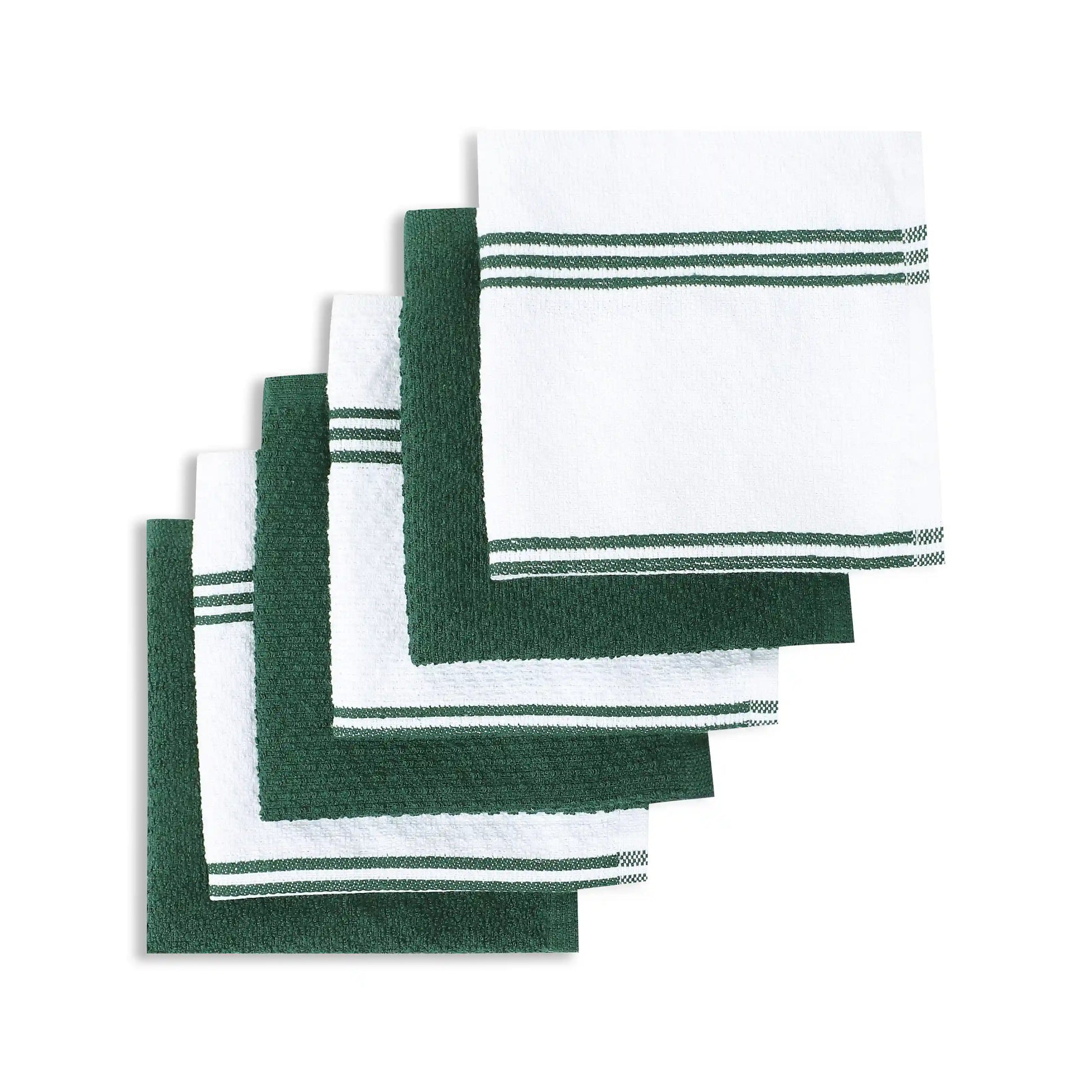 Kaleida 16-Piece Kitchen Linen Set Green Glamour
