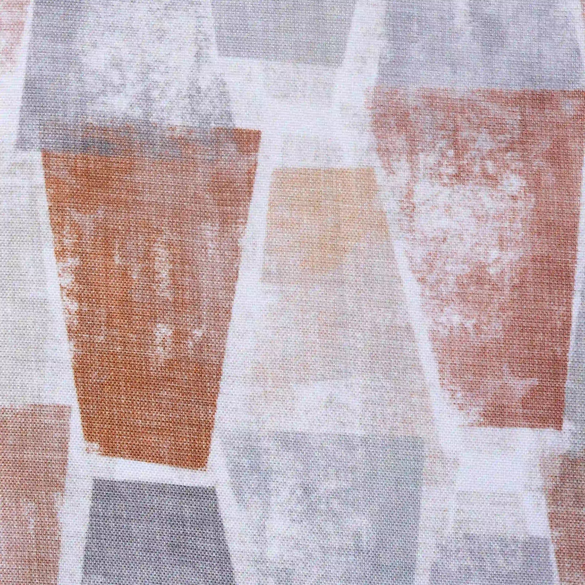 Chippa Lane Set Of 2 Printed Readymade Curtains | Brickscapes Hazel / Door (7ft X 4.4ft)