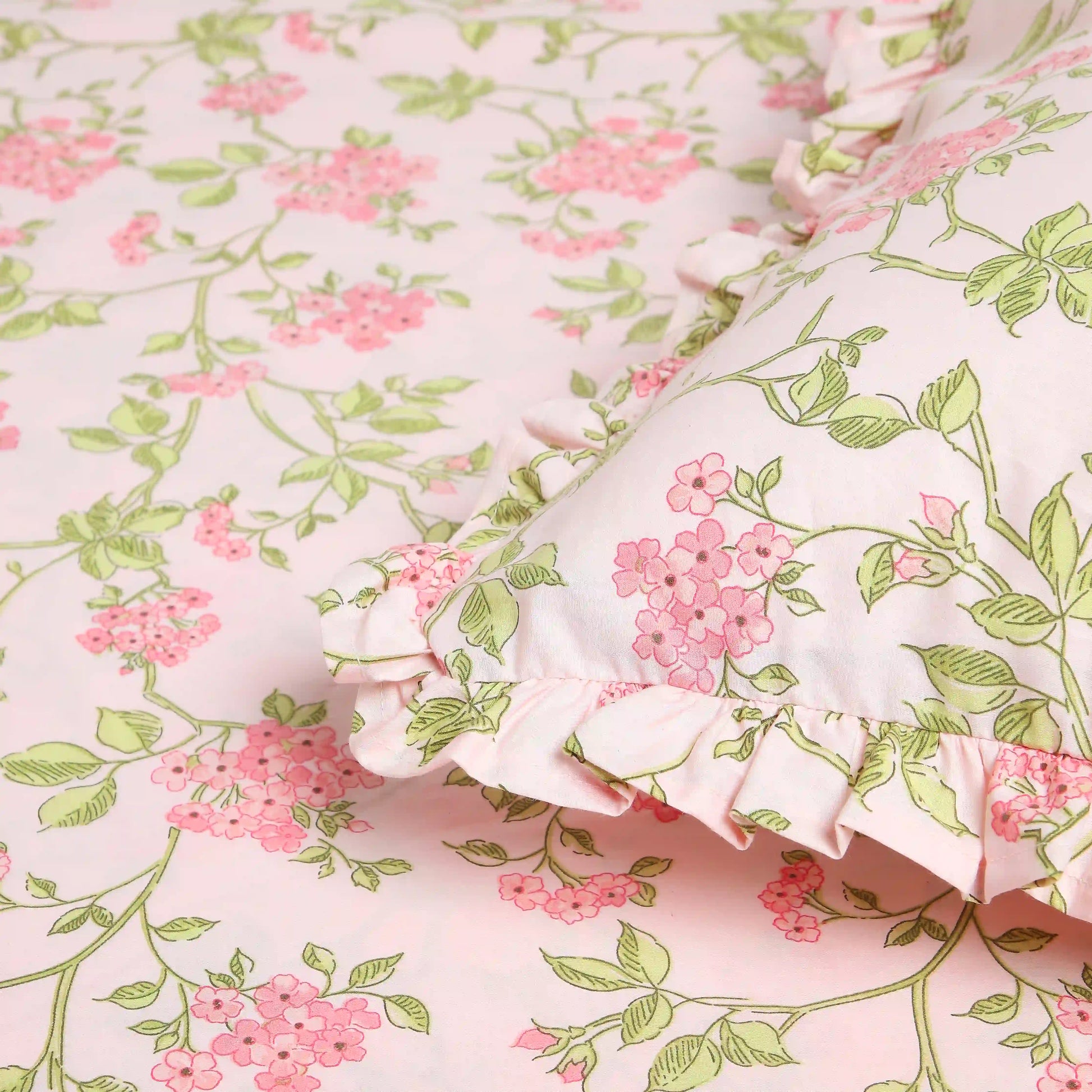 Bloomshire Luxe 100% Cotton Bedsheet Set Pink / Single