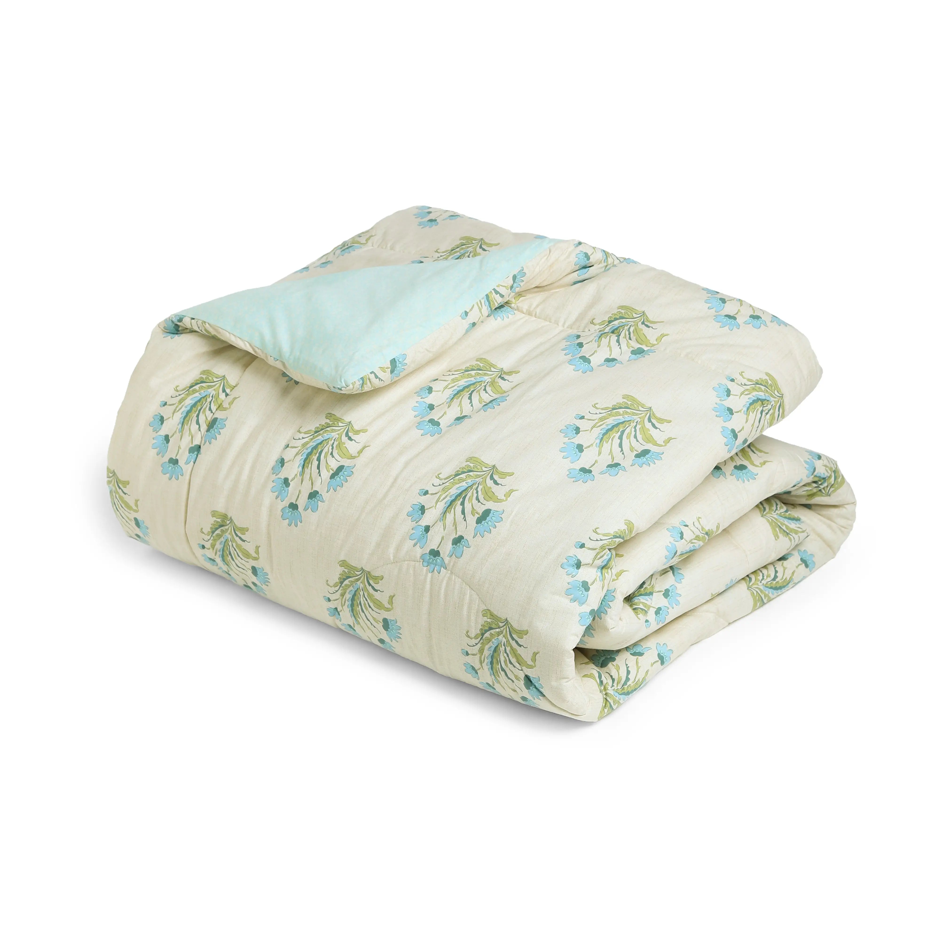 Chippa Lane 100% 120GSM Cotton Comforter Indian Sage / Double