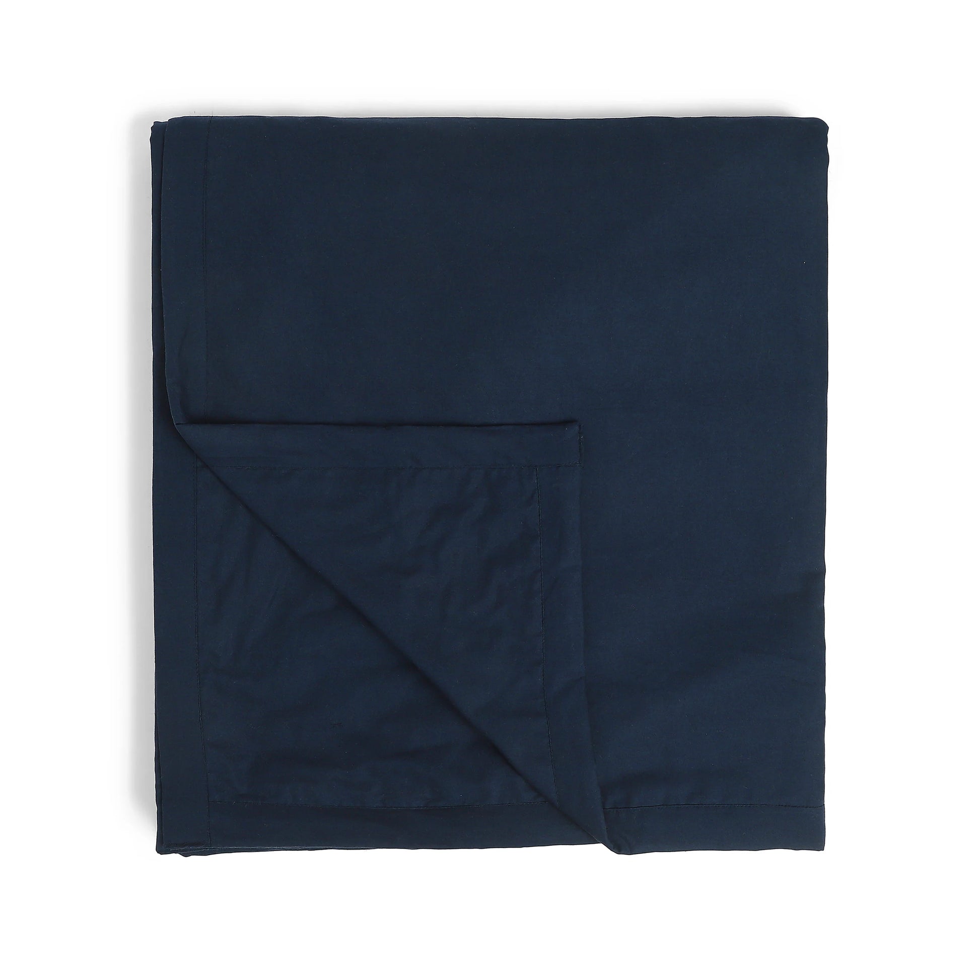Paleto | Everyday Hues Cotton Solid Dyed Dohar with Super Soft Flannel Layering-Navy Navy / Double