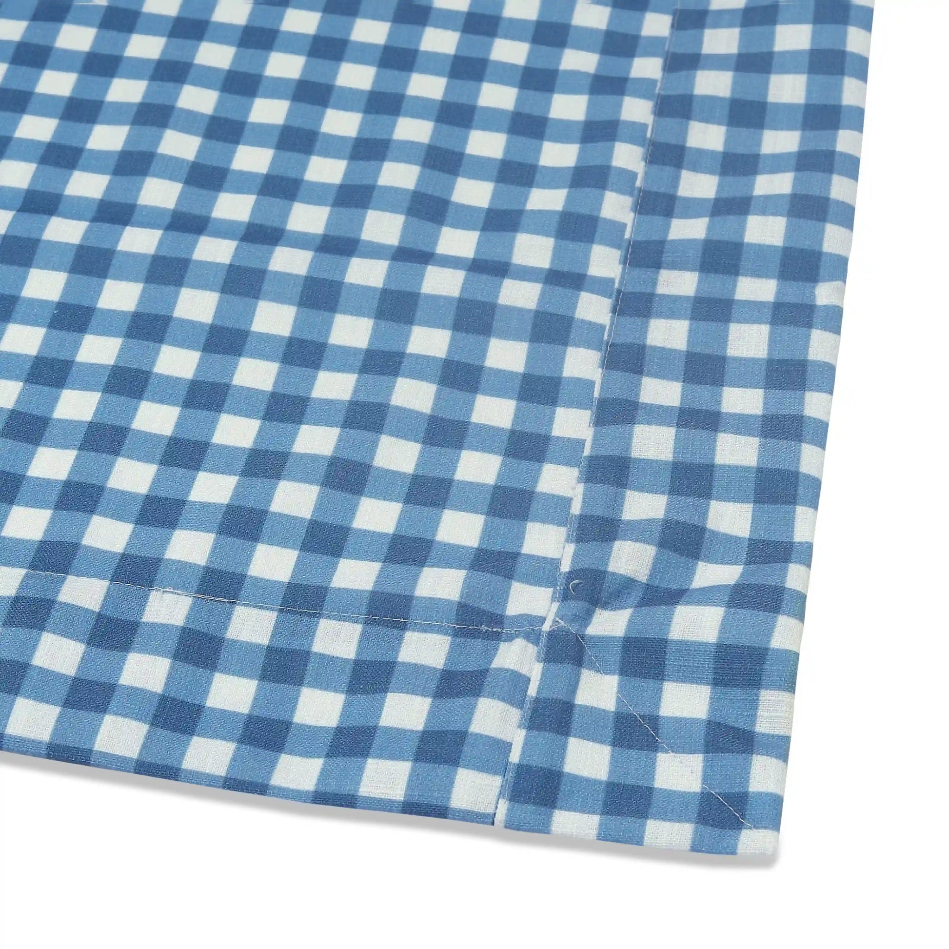 Nonna's Home 100% Polyester Table Cloth Small Blueberry Gingham / Table Cloth (150cm x 150cm)