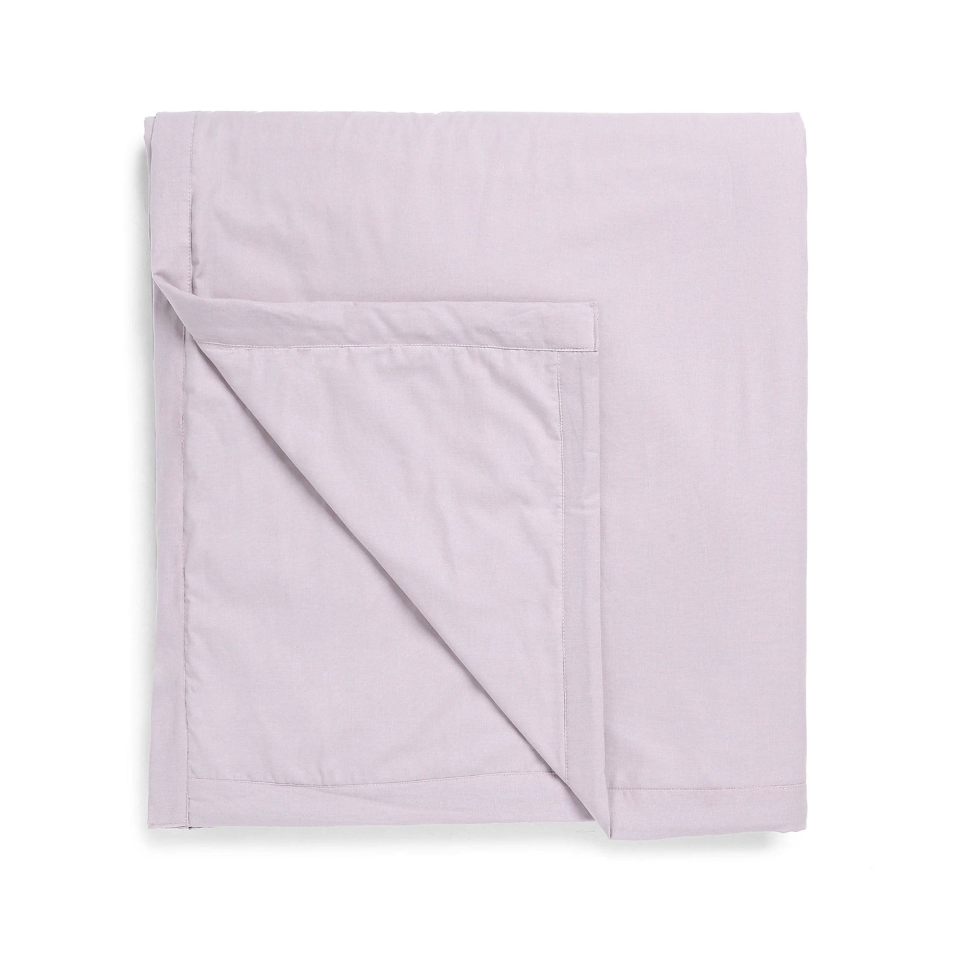 Paleto | Everyday Hues Cotton Solid Dyed Dohar with Super Soft Flannel Layering-Grey Lavender Grey Lavender / Double
