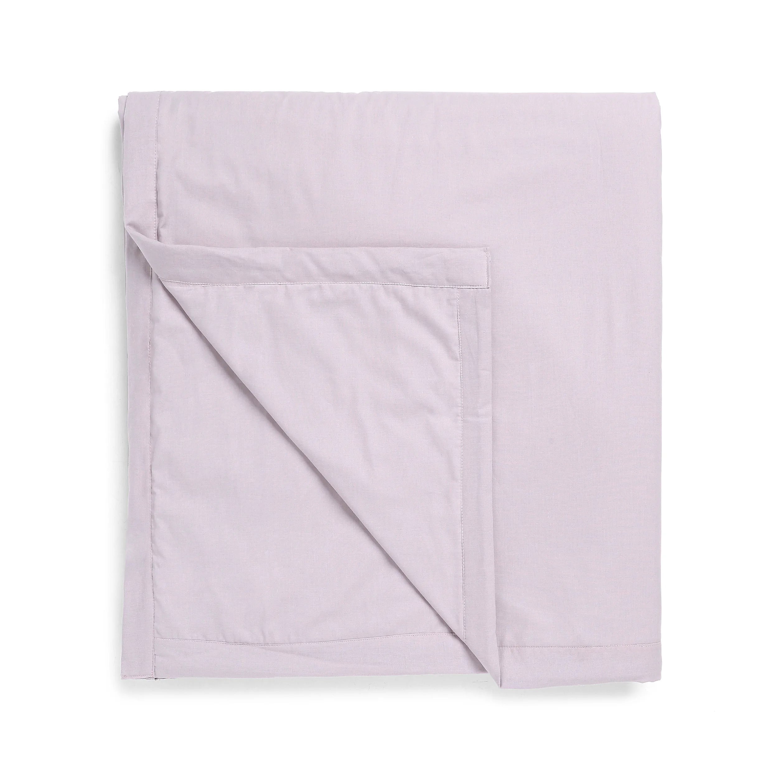 Paleto | Everyday Hues Cotton Solid Dyed Dohar with Super Soft Flannel Layering-Grey Lavender Grey Lavender / Double