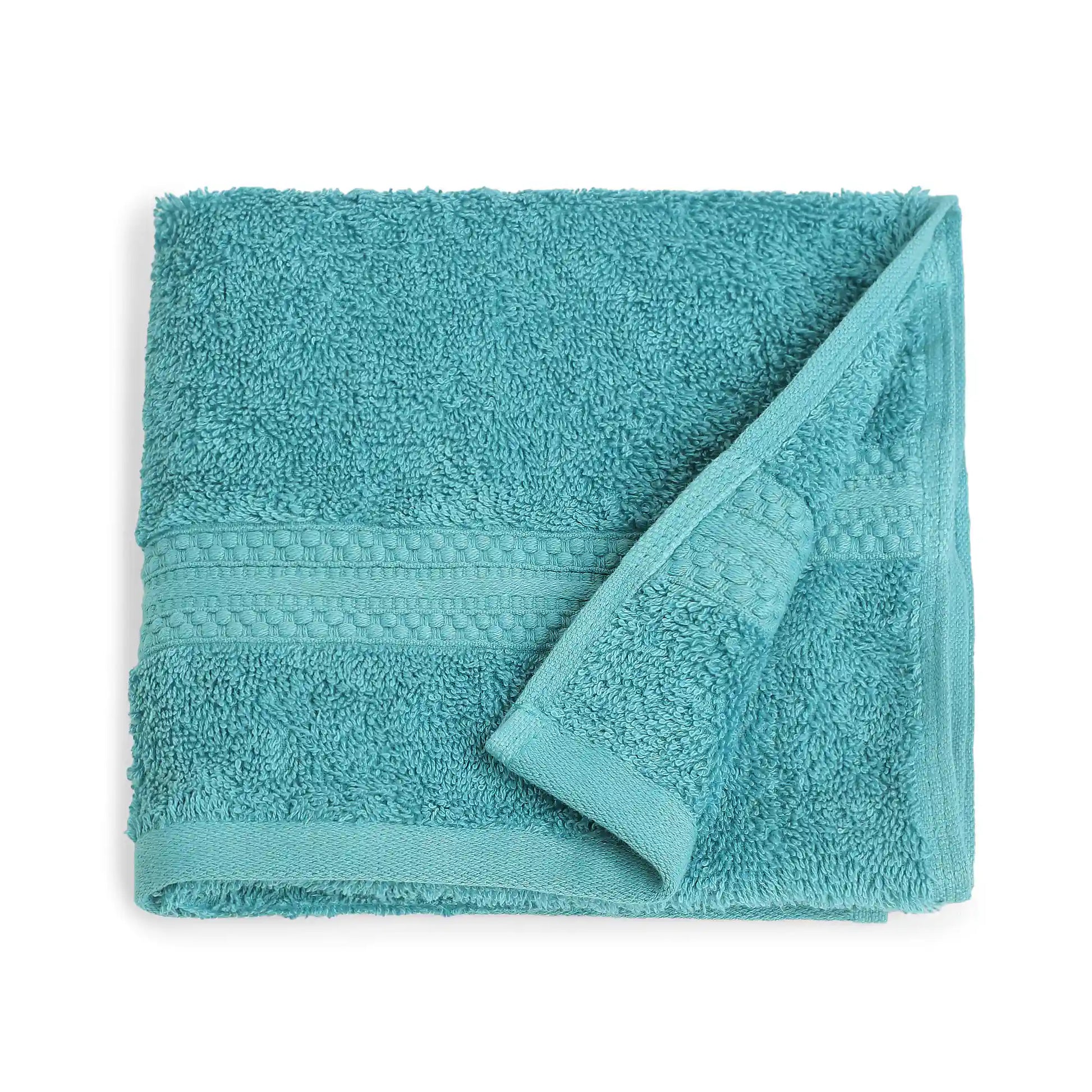 Paleto 100% Cotton Hand Towel Teal / Hand Towel (40cm x 60cm)