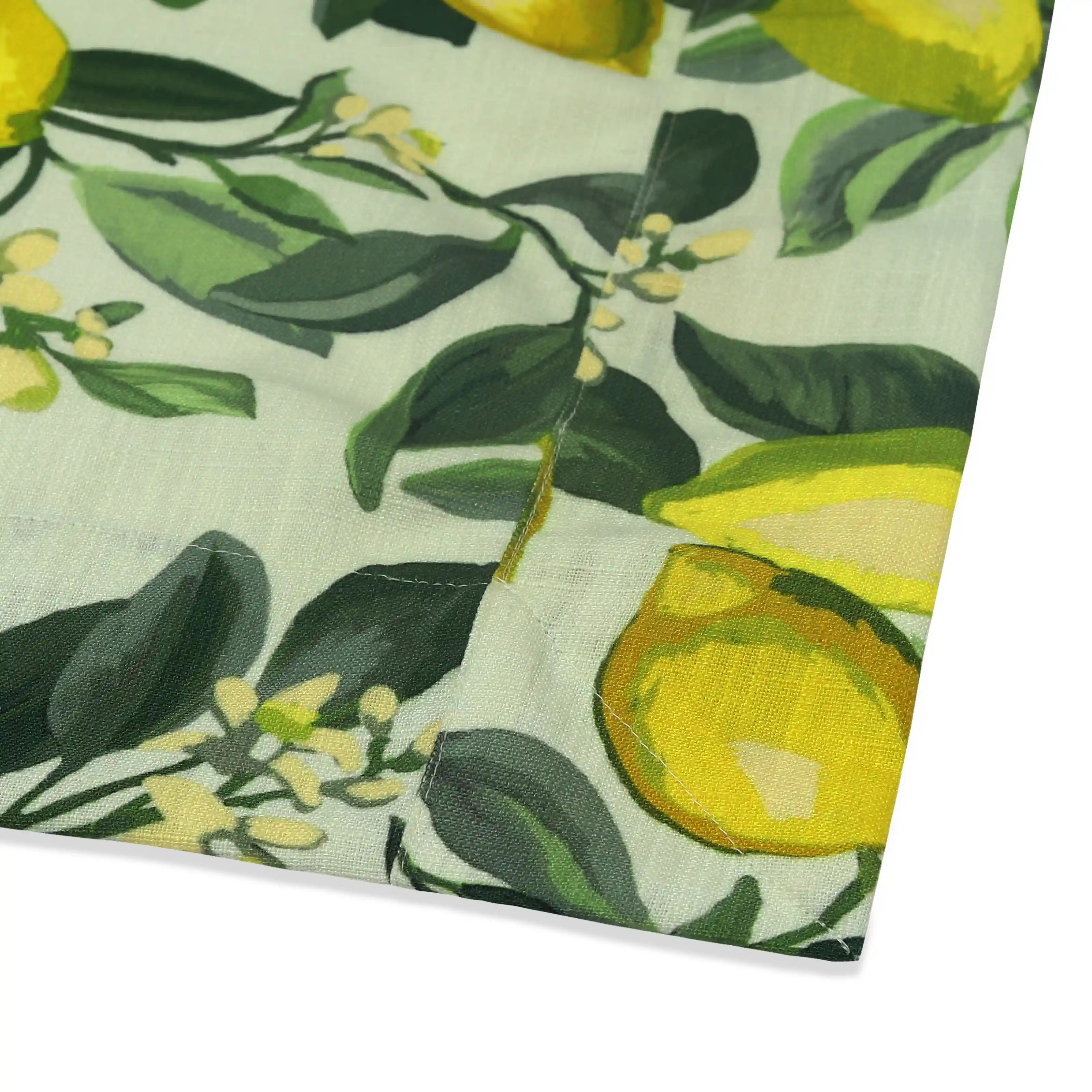 Nonna's Home 100% Polyester Table Cloth Lemon Zest / Table Cloth (150cm x 150cm)