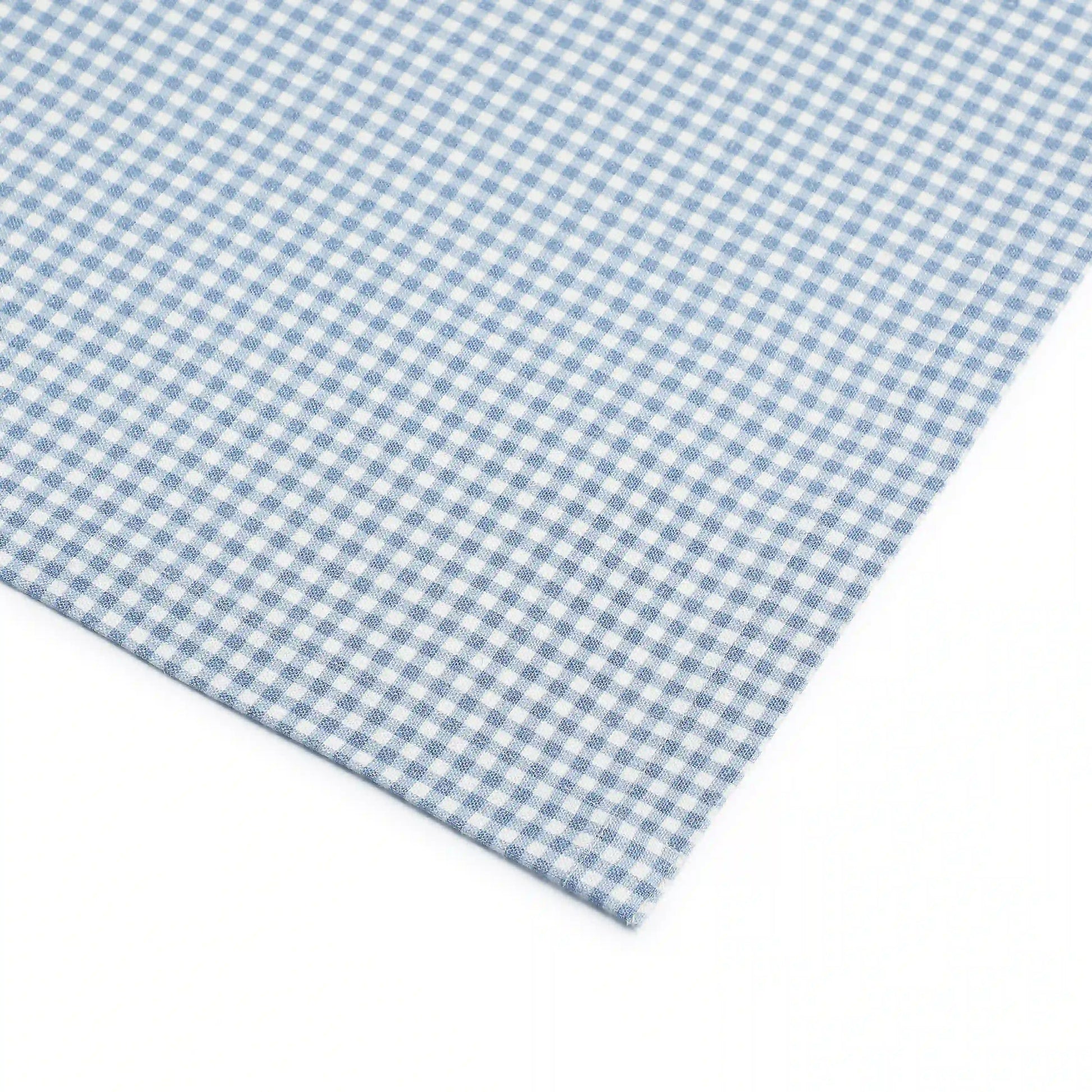 Nonna's Home 100% Cotton Table Napkin Set Small Blueberry Gingham / Pack of 6