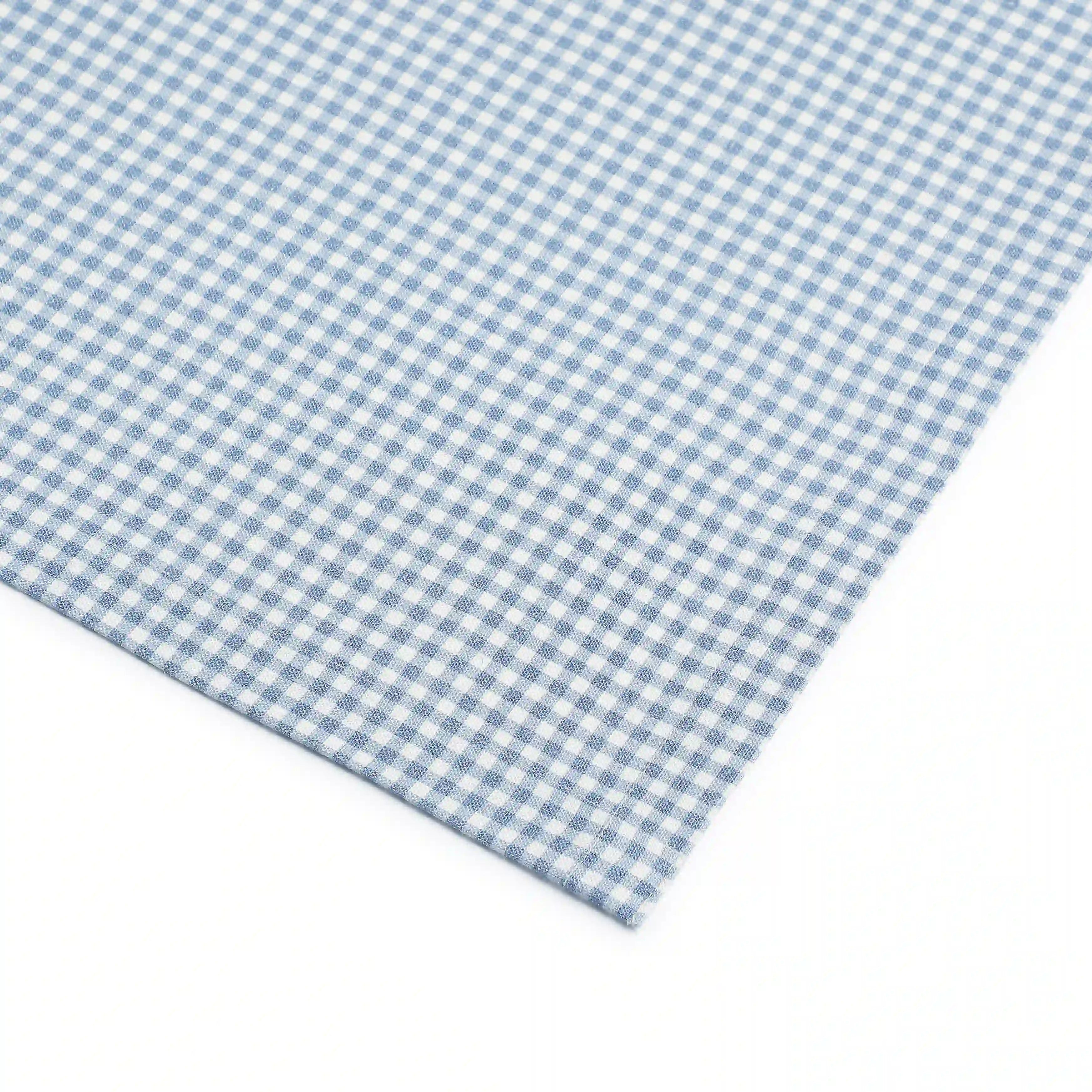 Nonna's Home 100% Cotton Table Napkin Set Small Blueberry Gingham / Pack of 6