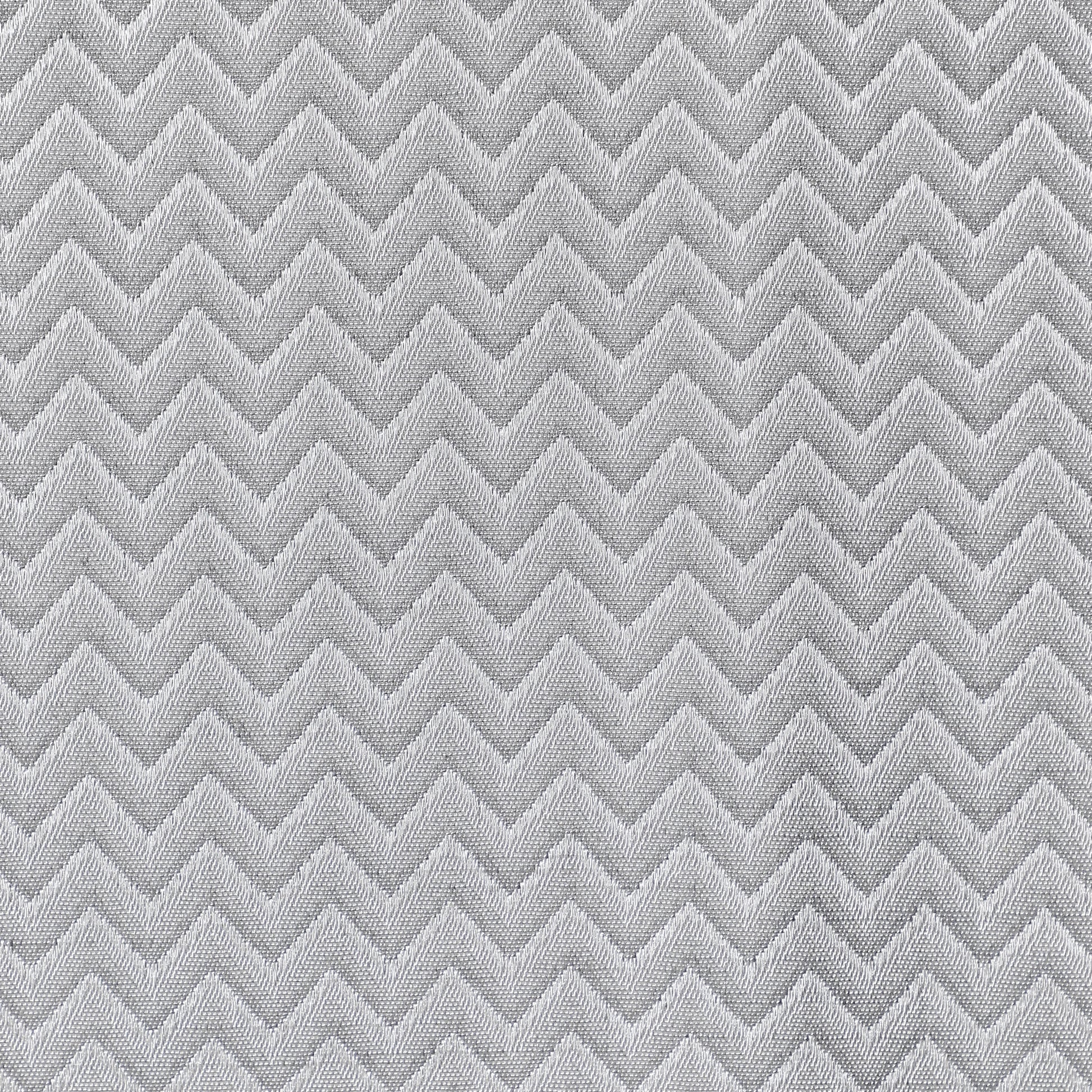 De Jacquard - Classic Set Of 2 Jacquard Readymade Curtains | Endless Chevron Mink / Door (7ft X 4.4ft)