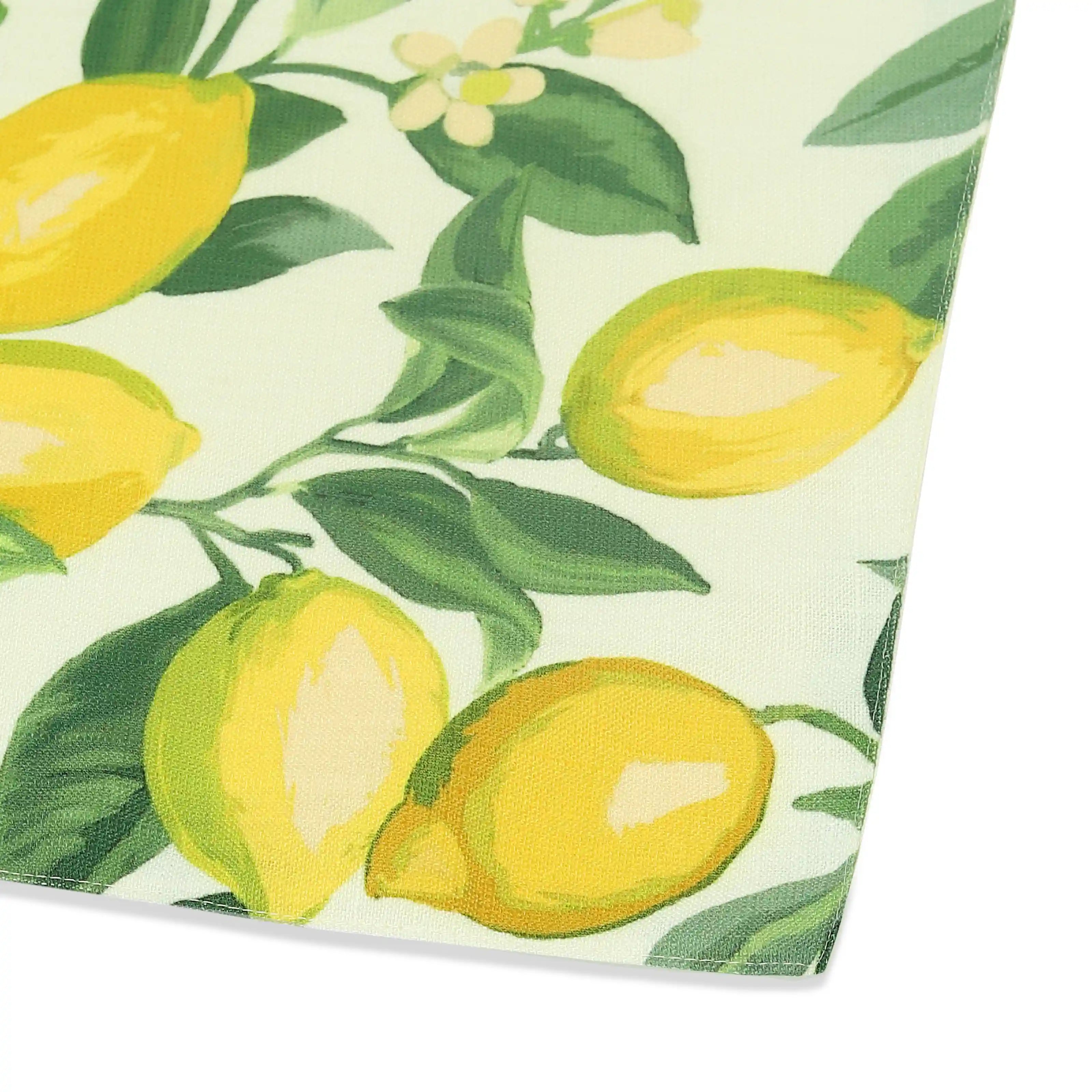 Nonna's Home 100% Polyester Table Runner Lemon Zest / Table Runner (34cm x 120cm)