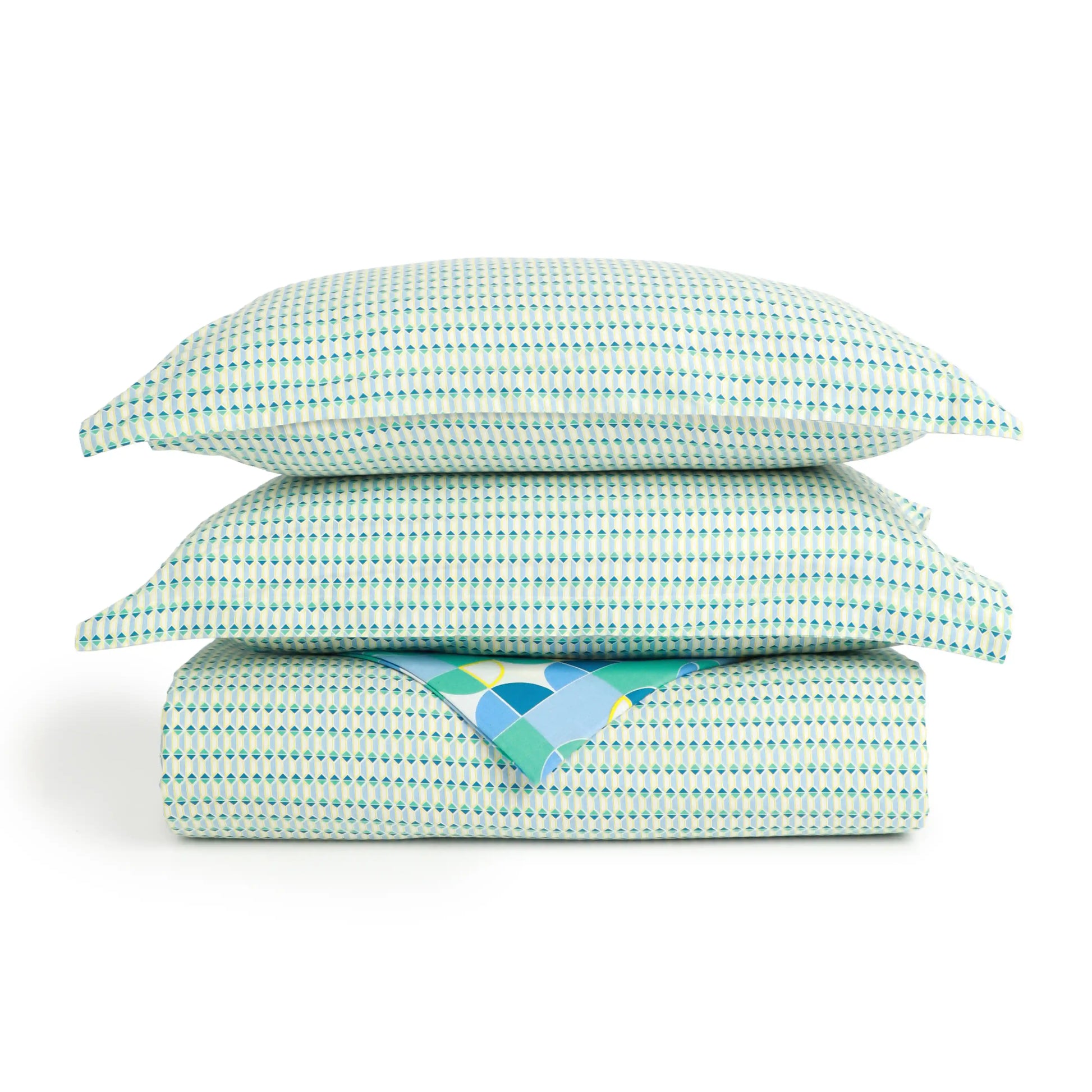 Mishella Printed Orbit Teal Bedding Set-1 (Dbl Bedsheet + Dbl Dohar) Orbit Teal / Double