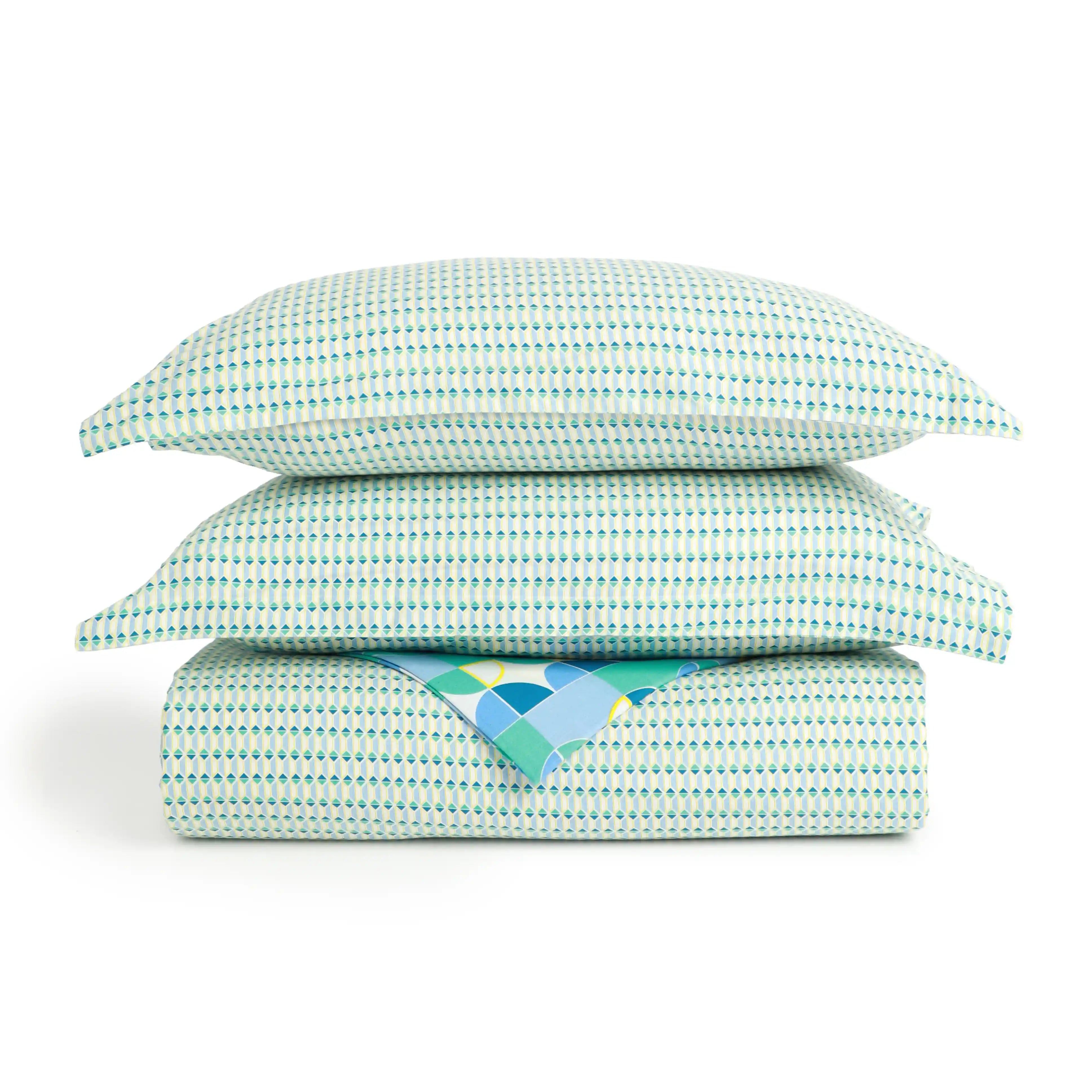Mishella Printed Orbit Teal Bedding Set-1 (Dbl Bedsheet + Dbl Dohar) Orbit Teal / Double
