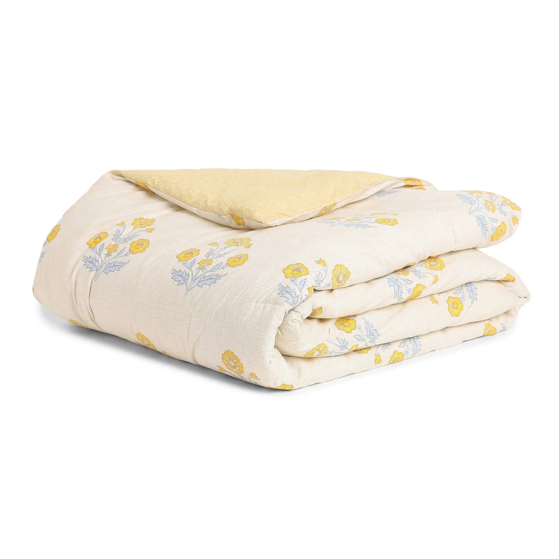 Chippa Lane 100% 240GSM Cotton Comforter Ochre / Double