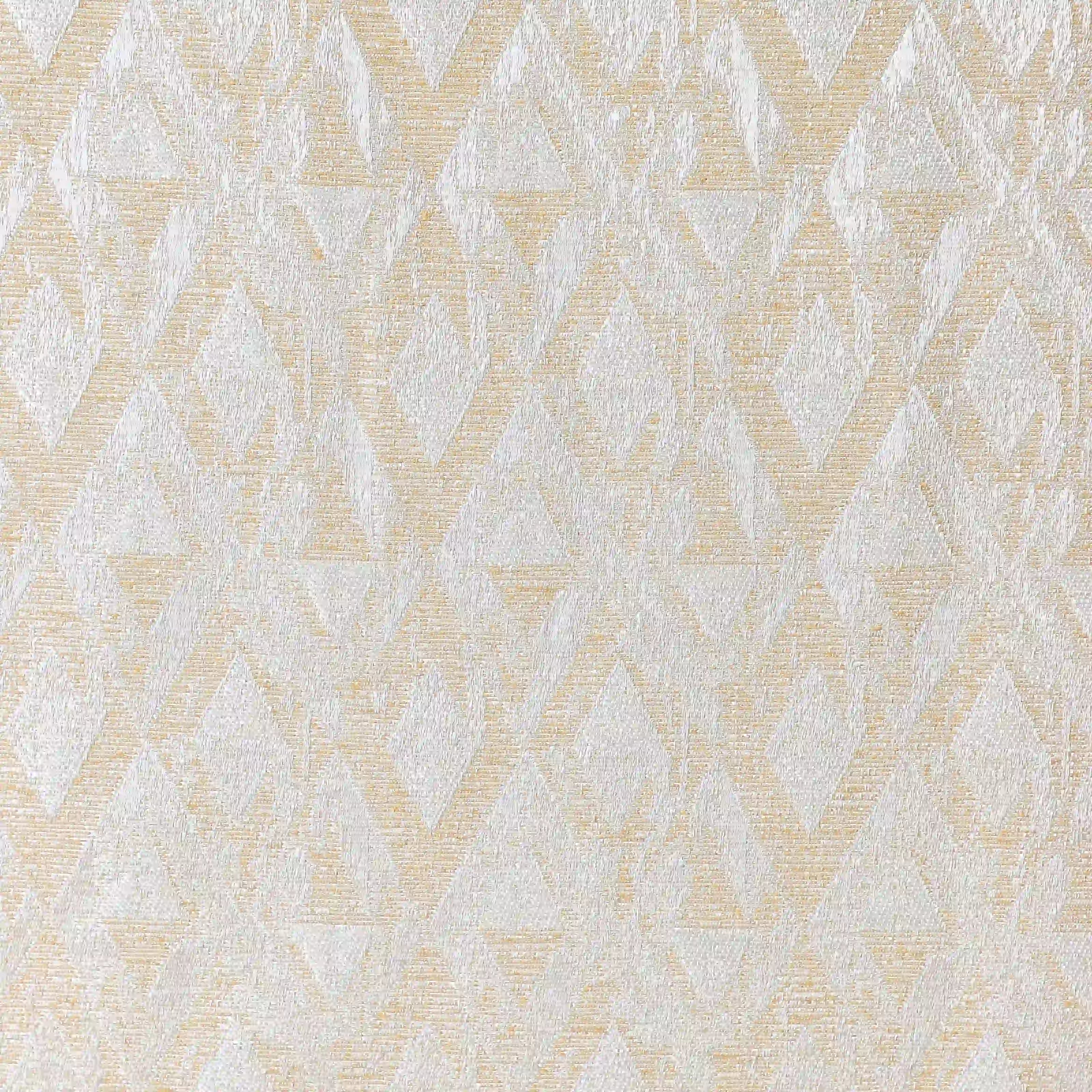 De Jacquard - Classic Set Of 2 Jacquard Readymade Curtains | Diamond Drift Lime / Window (5ft X 4.4ft)