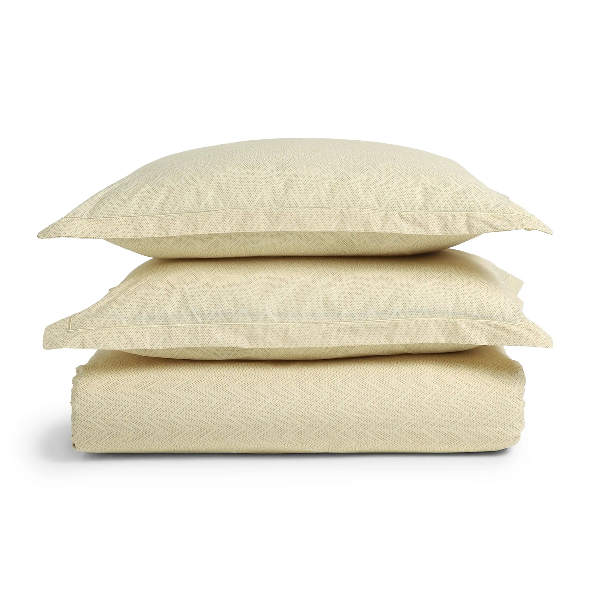 Threadscapes Printed Bedsheet Set-Beige Beige / Double