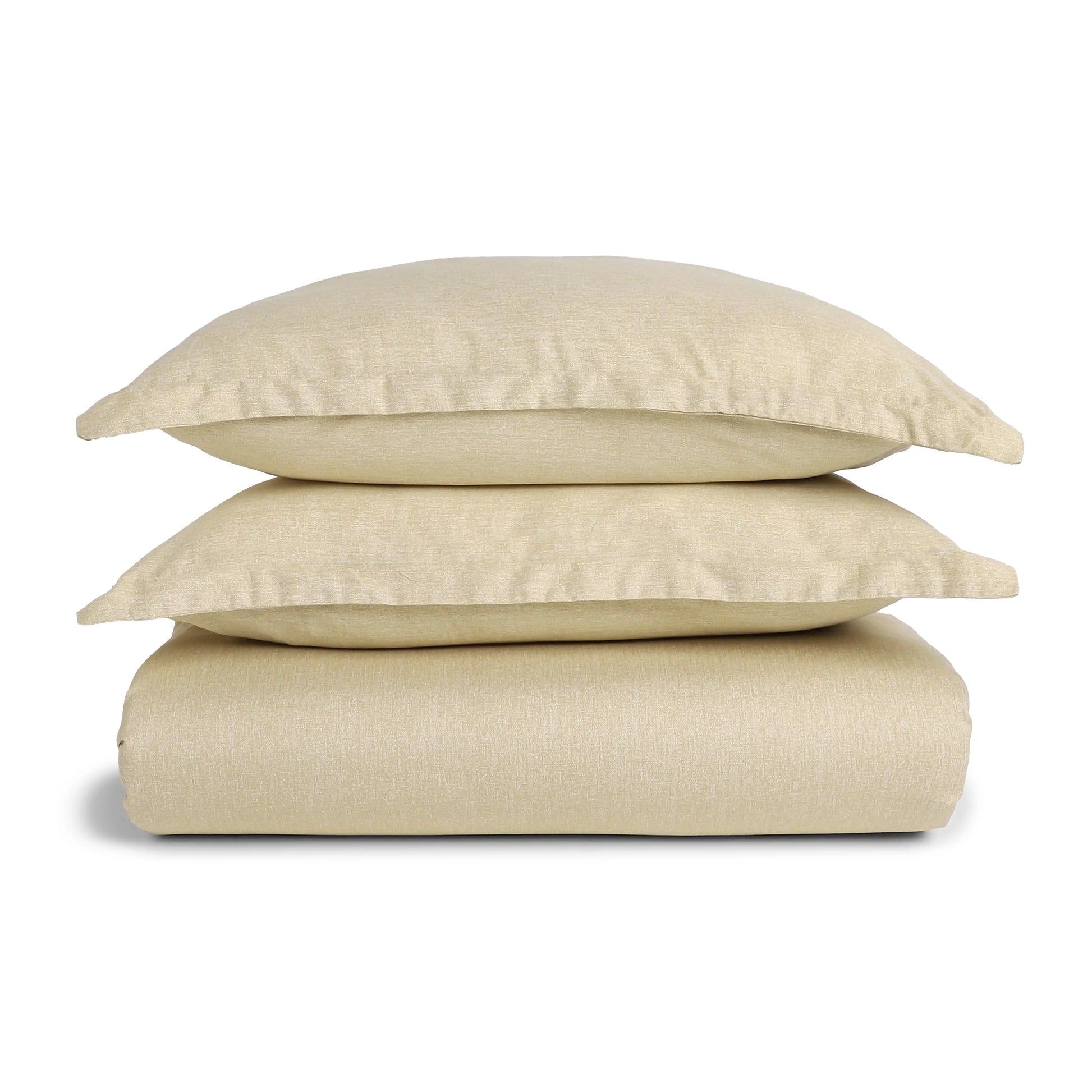 Yutori 100% Cotton Super King Bedsheet Set Beige / Super King