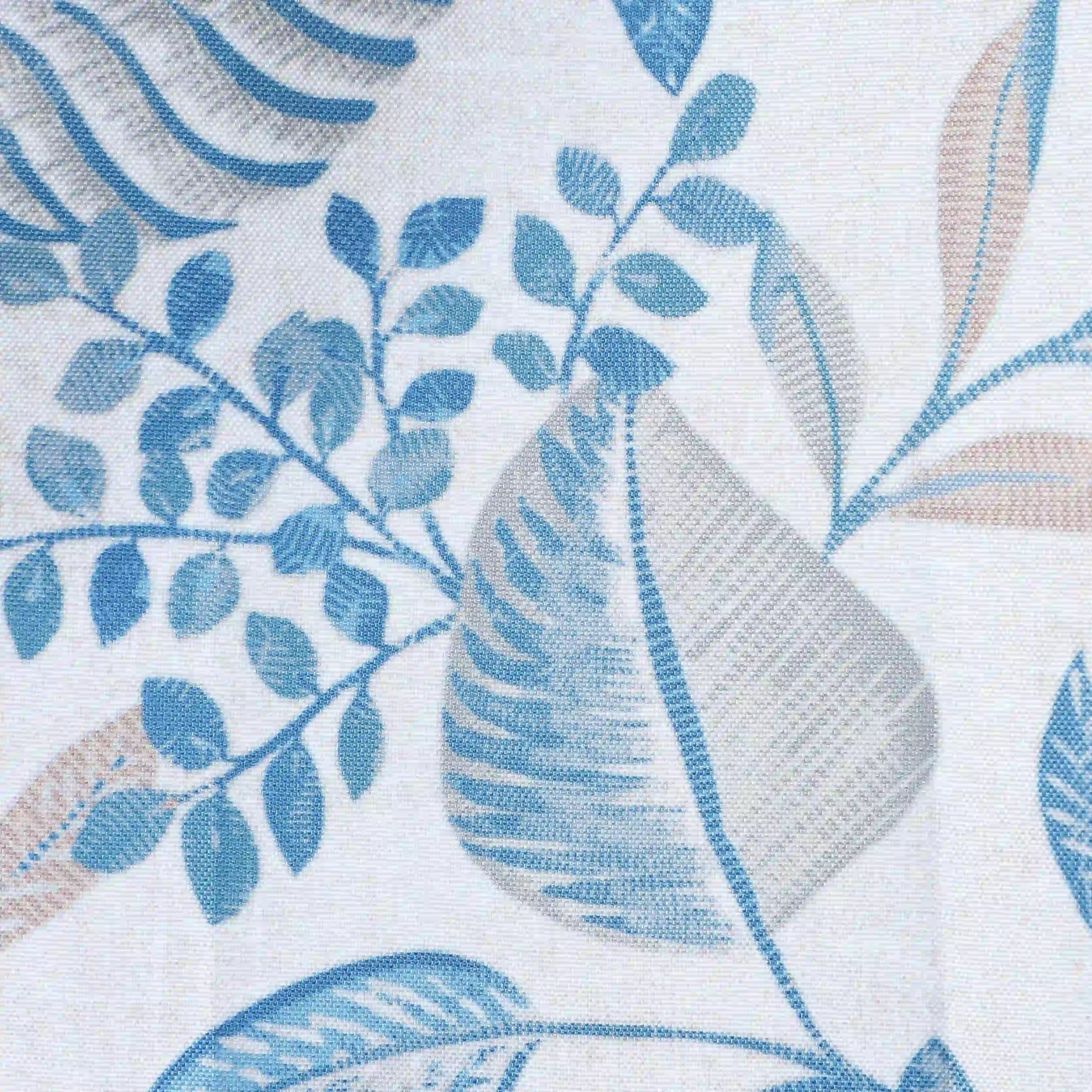 Chippa Lane Set Of 2 Printed Readymade Curtains | Sketchy Botanicals Bluebell / Window (5ft X 4.4ft)