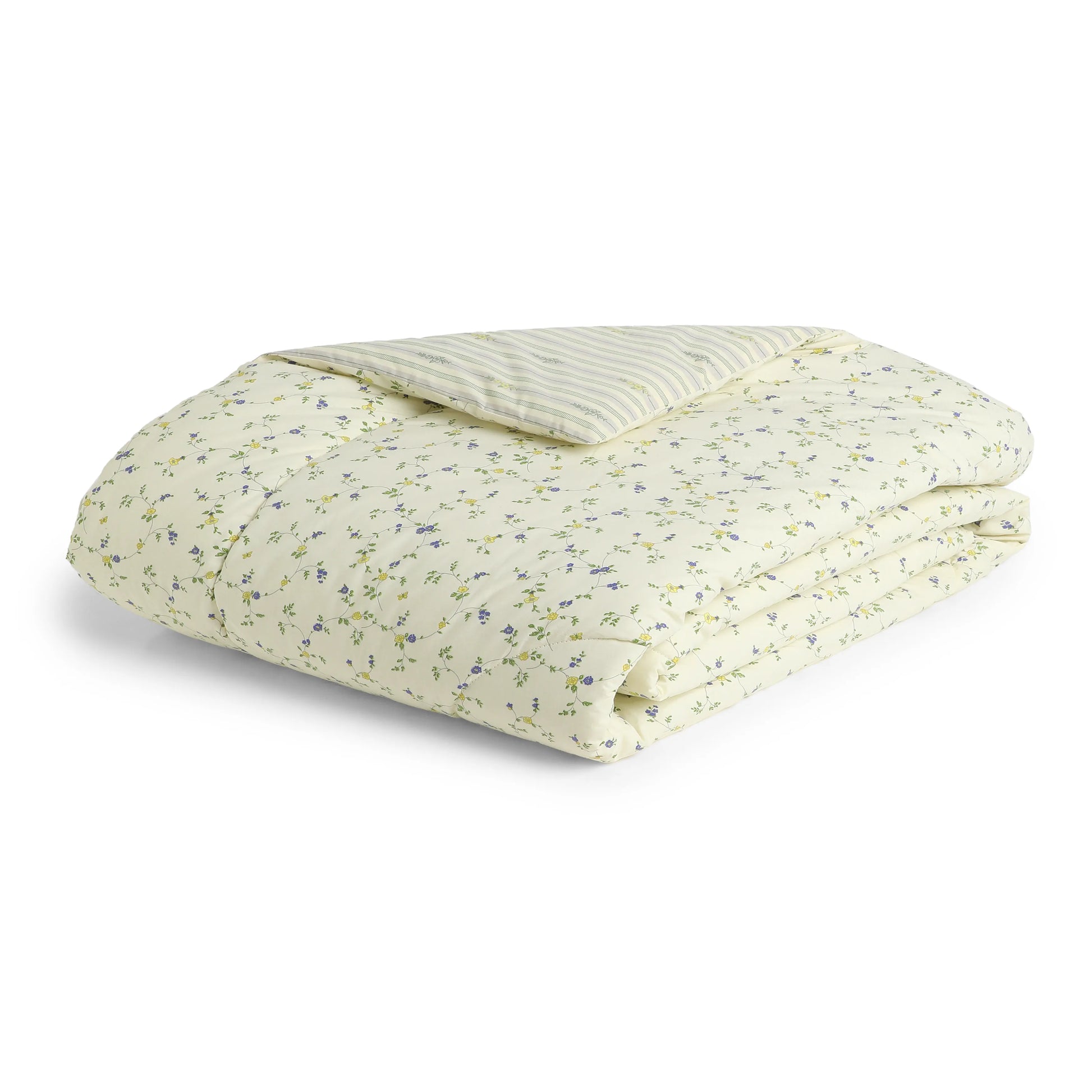 Bloomshire Luxe Printed Comforter-120gsm-Cream Bloom Cream Bloom / Double