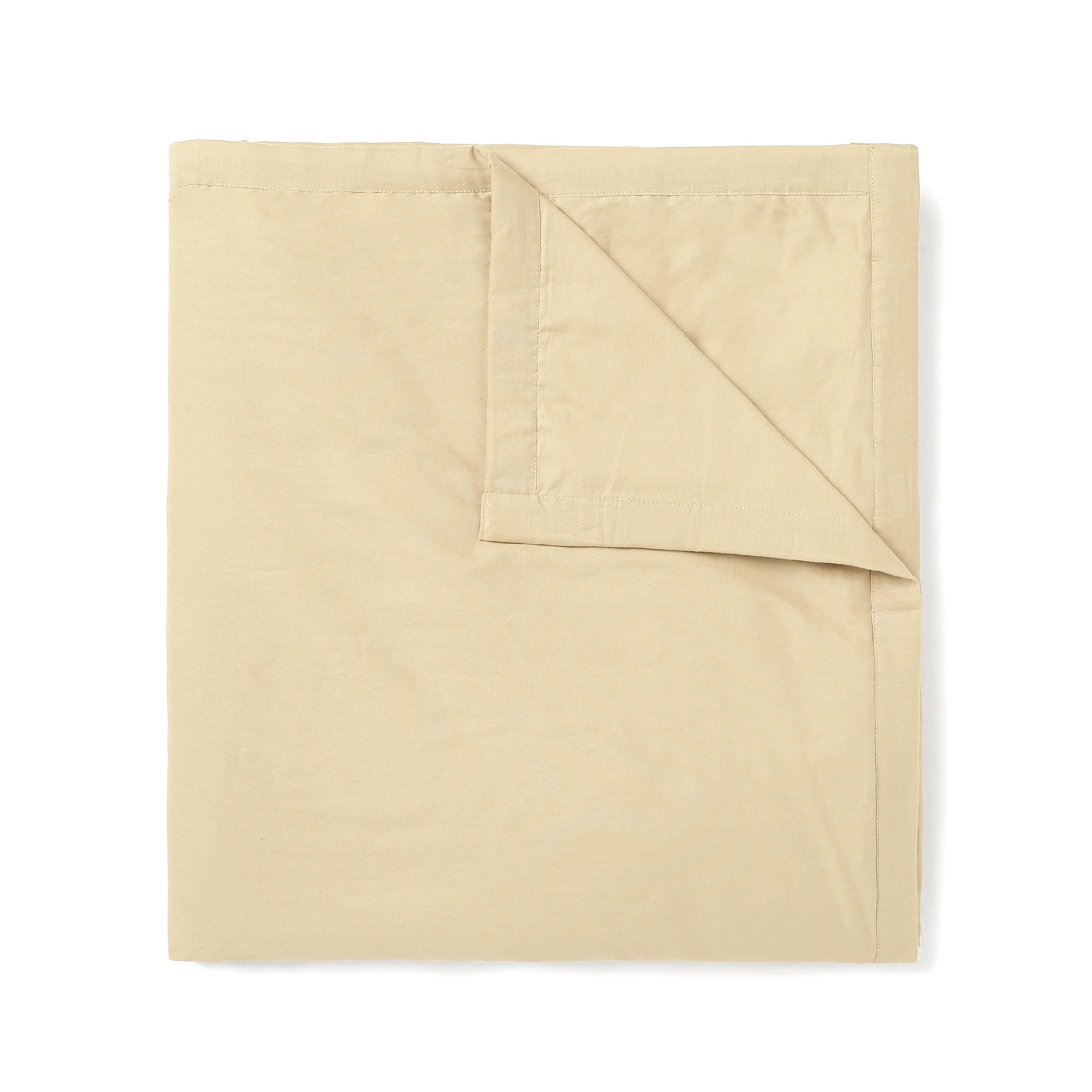 Paleto | Everyday Hues Cotton Solid Dyed Dohar with Super Soft Flannel Layering-Beige Beige / Single