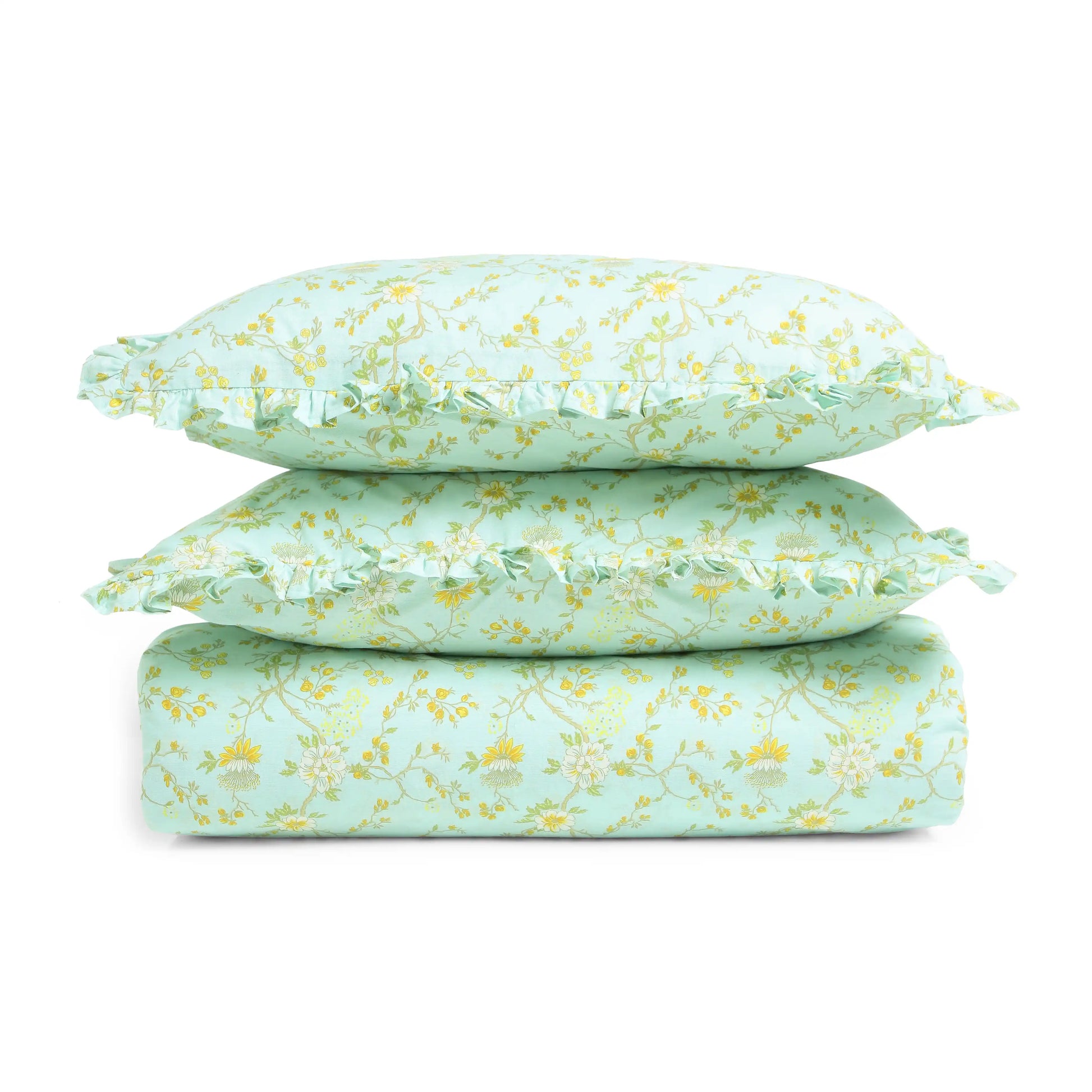 Bloomshire Luxe 100% Cotton Bedsheet Set Light Blue / Super King