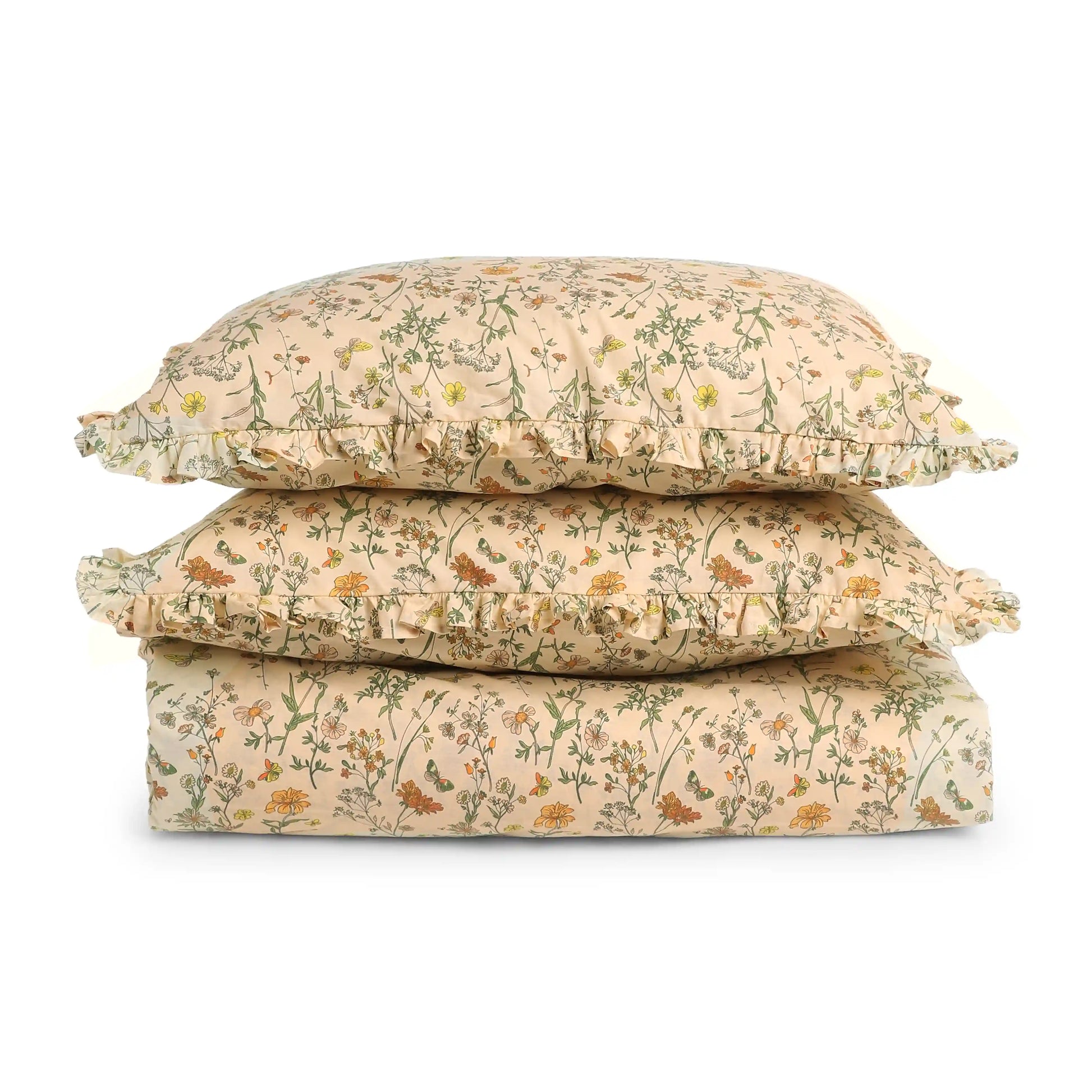 Bloomshire Luxe 100% Cotton Bedsheet Set Mustard / Super King