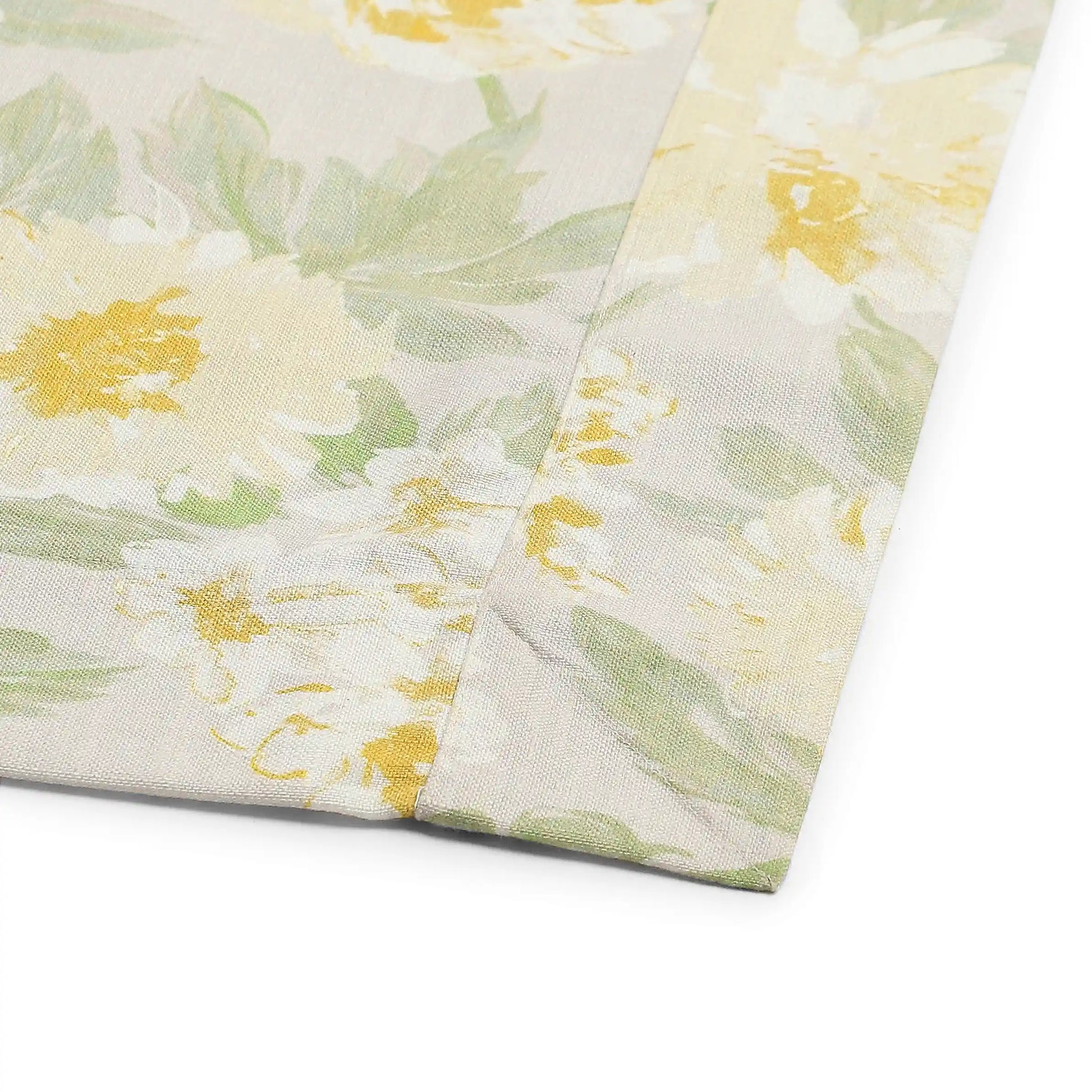 Kaleida Cotton-Polyester Blend Table Cloth Ochre Origins-Floral / Table Cloth (150cm x 200cm)