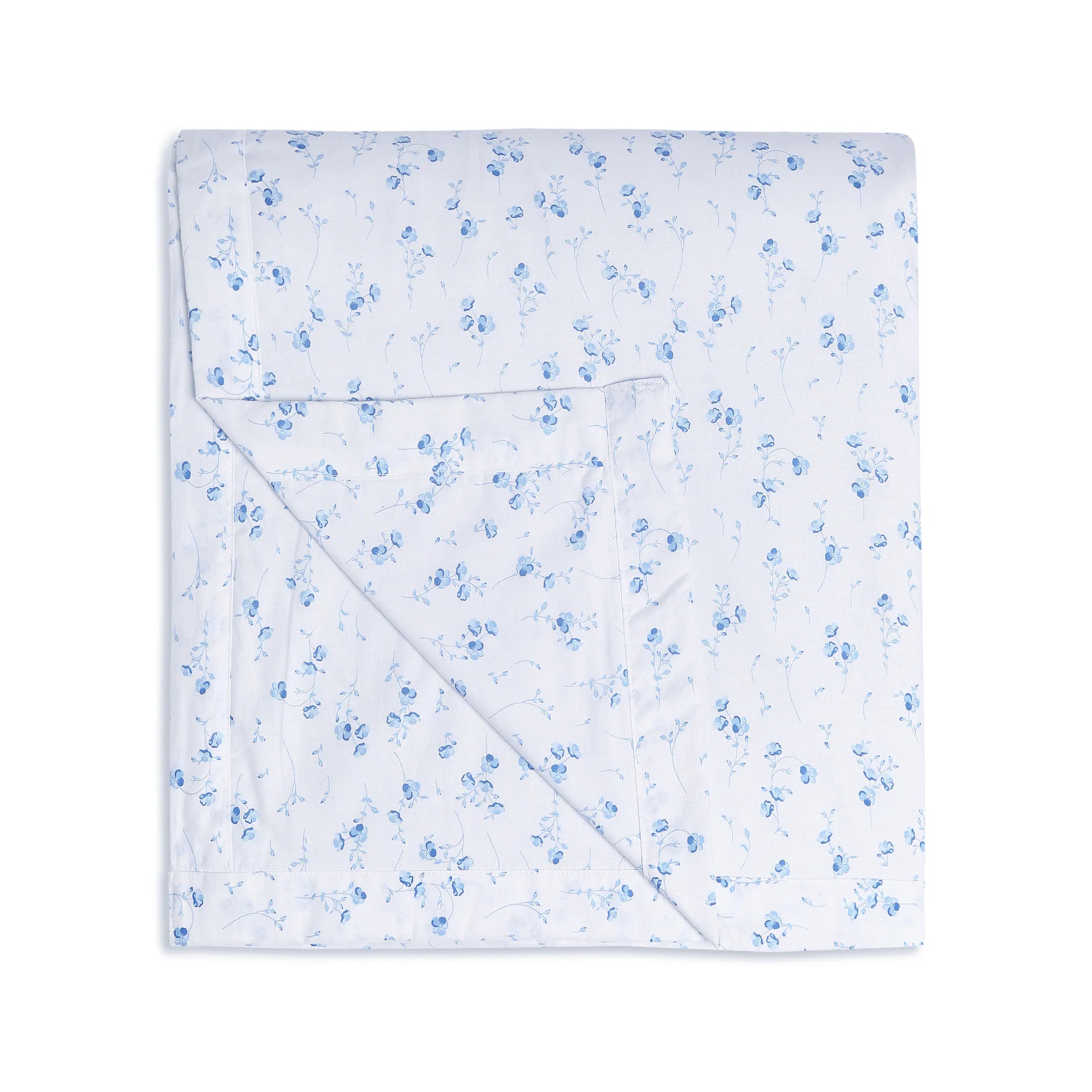 Bloomshire Classic | Everyday Charm Printed Reversible Dohar with Super Soft Flannel Layering-Ocean Blue Ocean Blue / Double