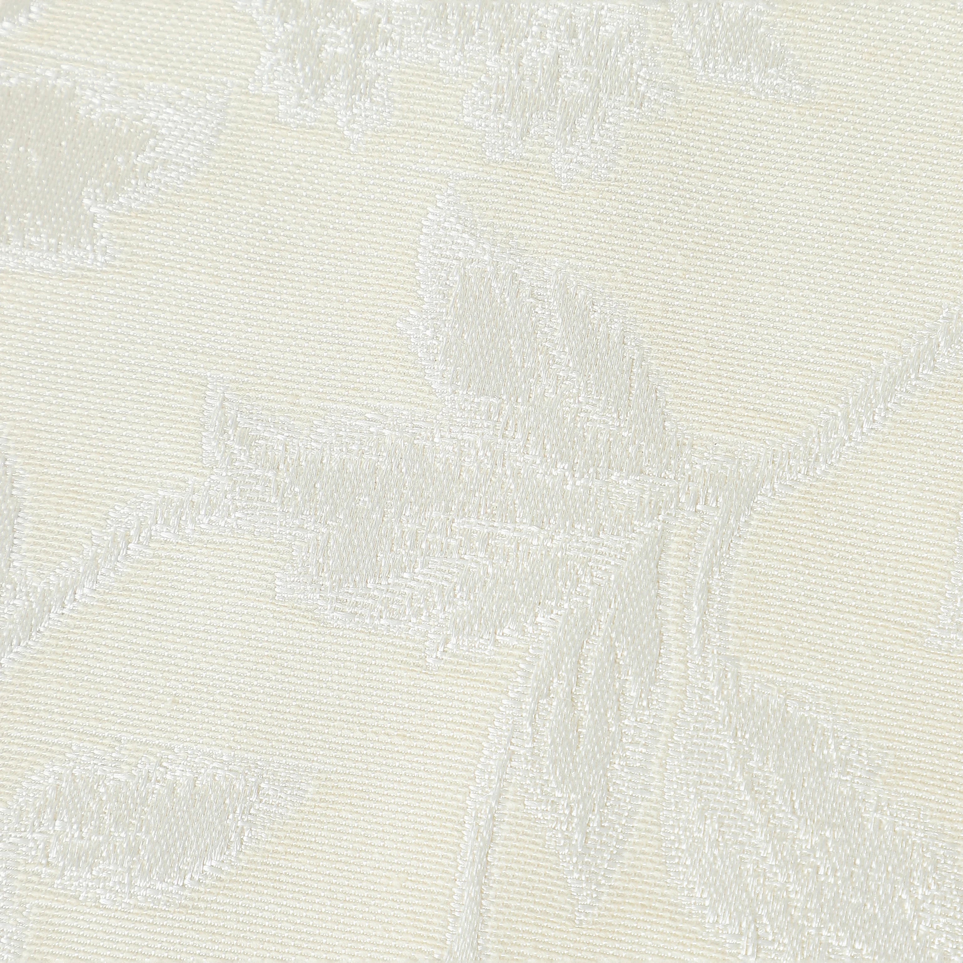 De Jacquard - Luxe Set Of 2 Jacquard Readymade Curtains | Monochrome Flora Moonlit Sand / Door (7ft X 4.4ft)
