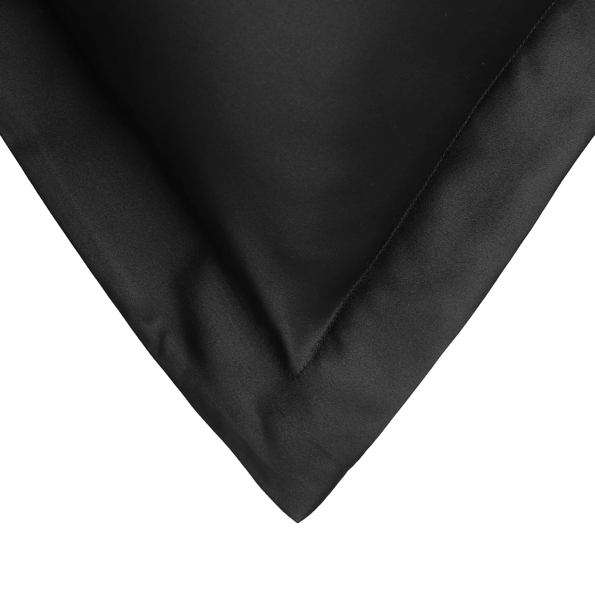 Lisseto 100% Mulberry Silk Pillow Cover Jet Black