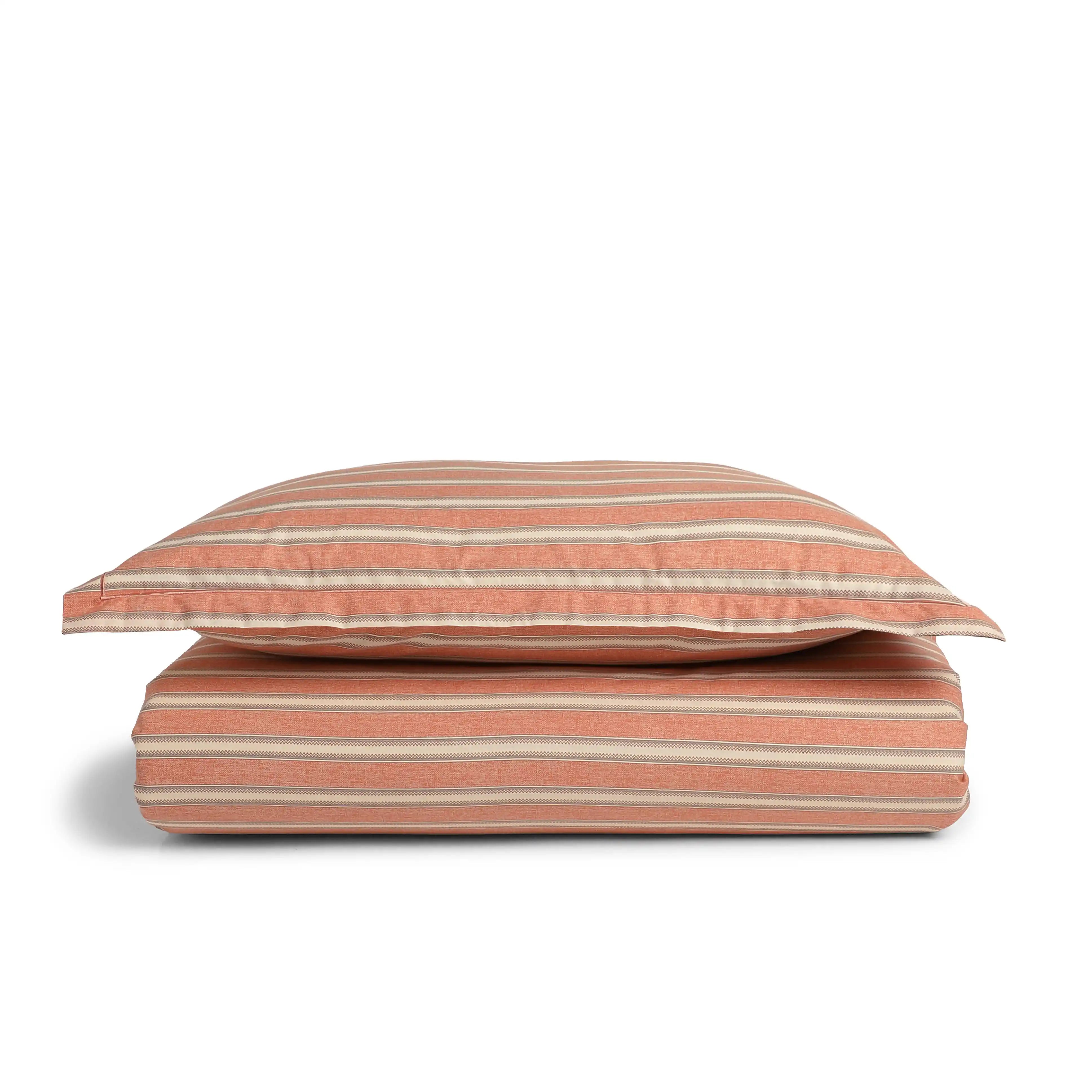 Threadscapes Printed Bedsheet Set-Peach Peach / Single