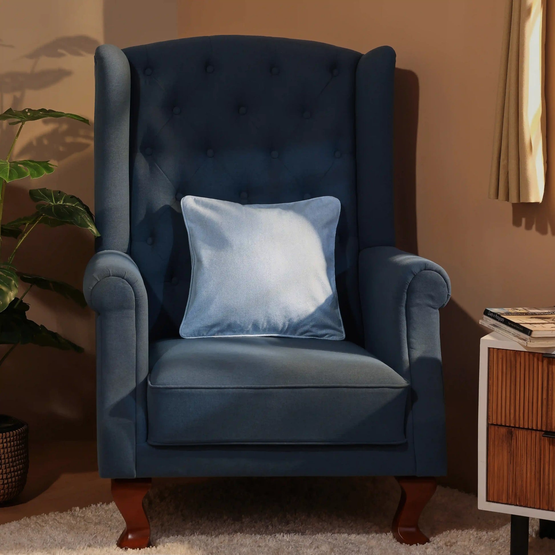 Espricia 100% Cotton Cushion Cover | Artist's Palette Bluebell / Cushion Cover (41cm x 41cm)