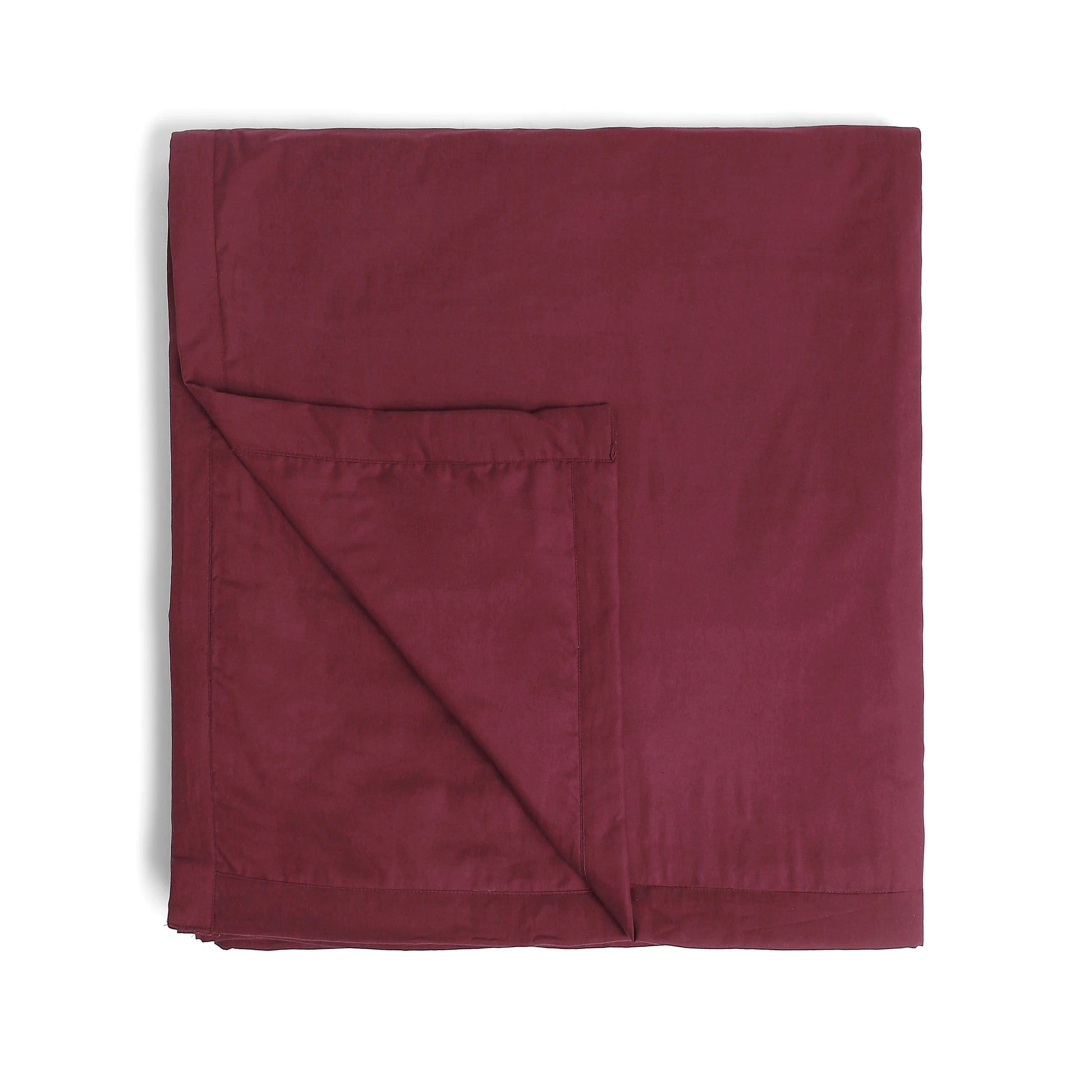 Paleto | Everyday Hues Cotton Solid Dyed Dohar with Super Soft Flannel Layering-Windsor Wine Windsor Wine / Double