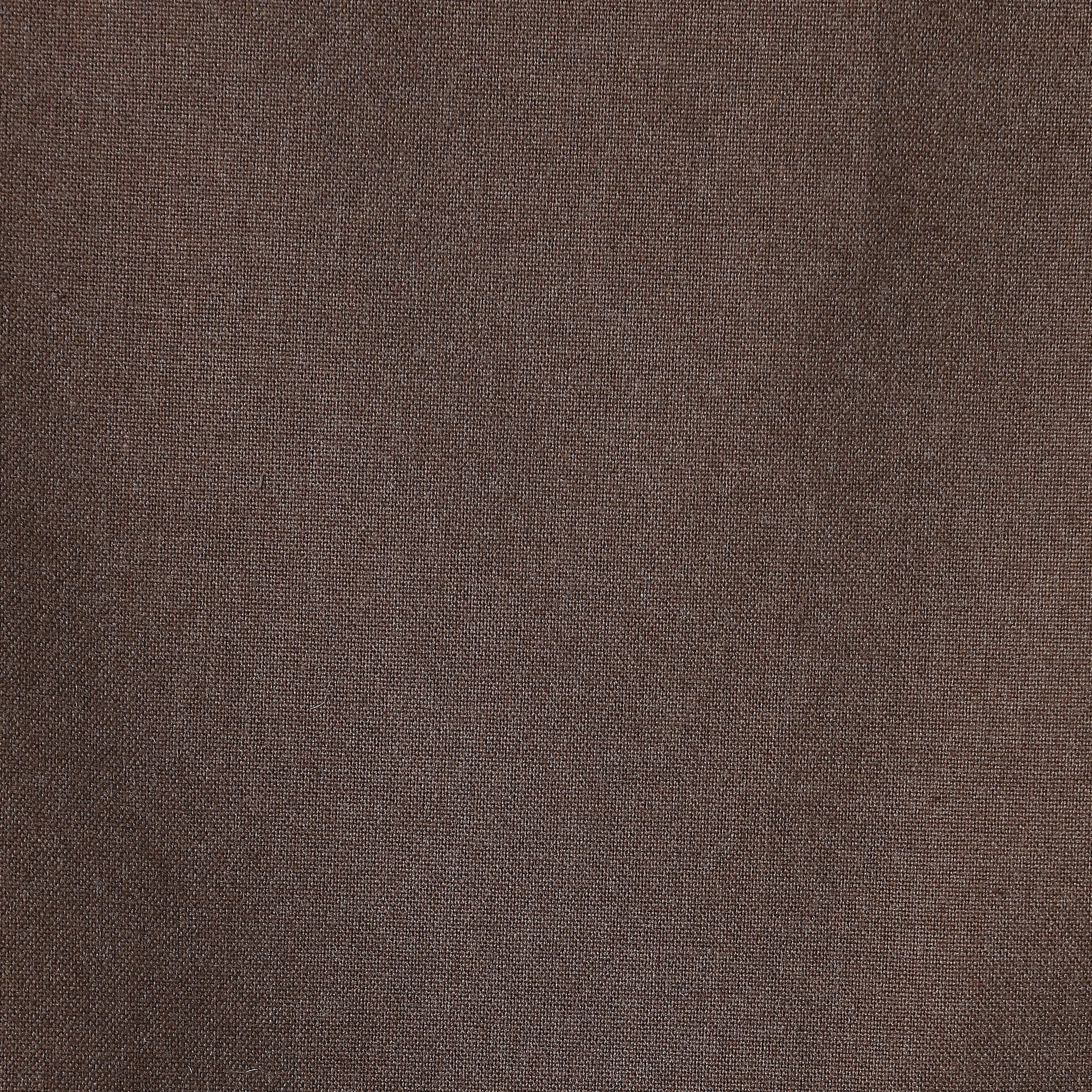 Pelushe Set Of 2 100% Cotton Solid Readymade Curtains | Everyday Hues Woodsmoke / Door-XL (9ft X 4.4ft)