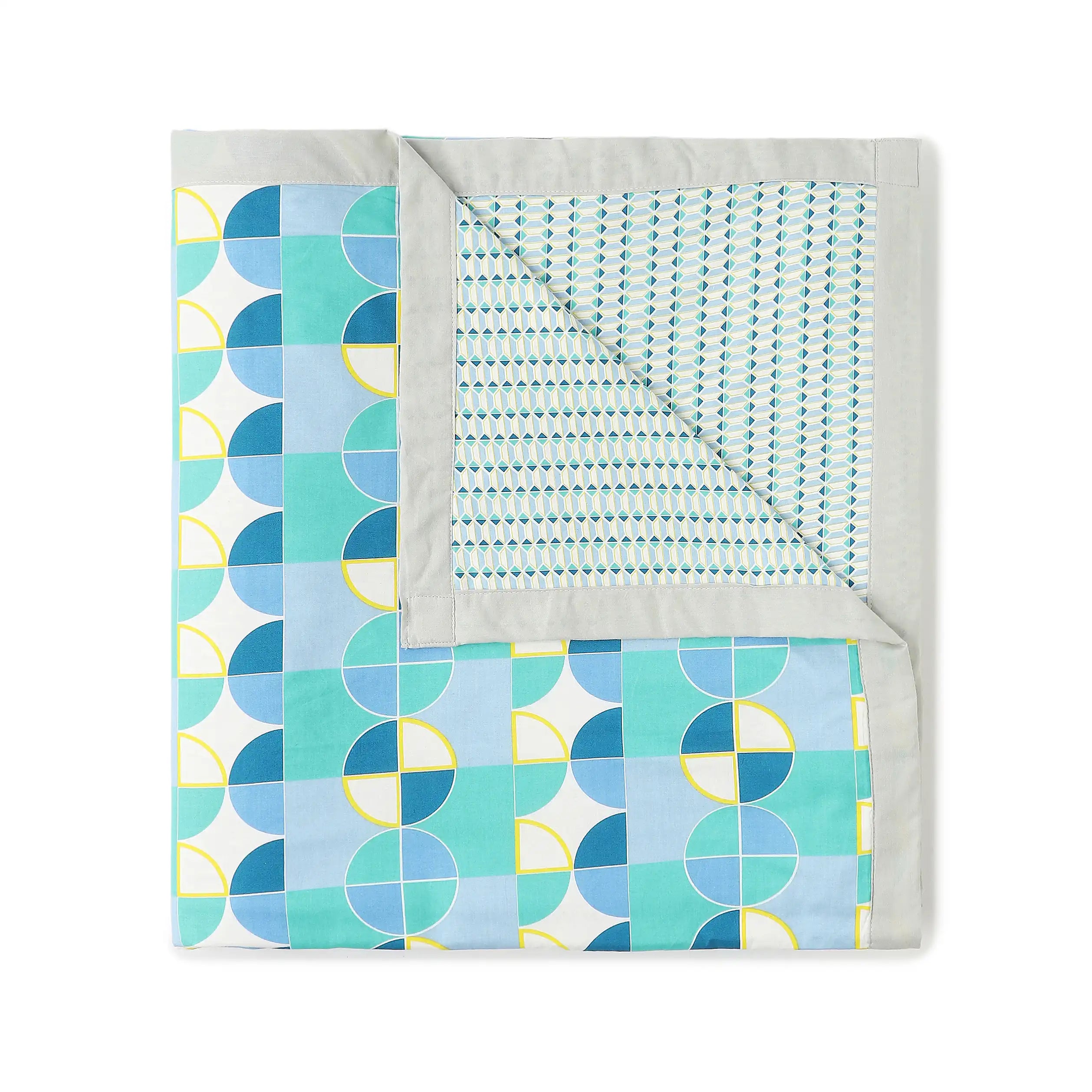 Mishella Printed Orbit Teal Dohar Orbit Teal / Double